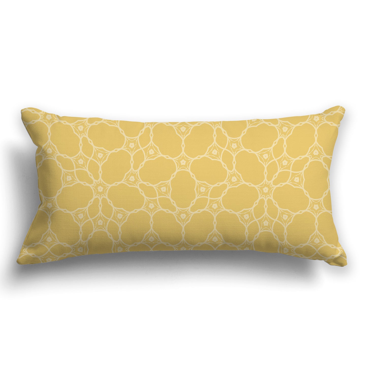 Medium-orange Pillow with Muted-orange Cloud-shaped Pattern on Both Sides, CAPC-1042-212