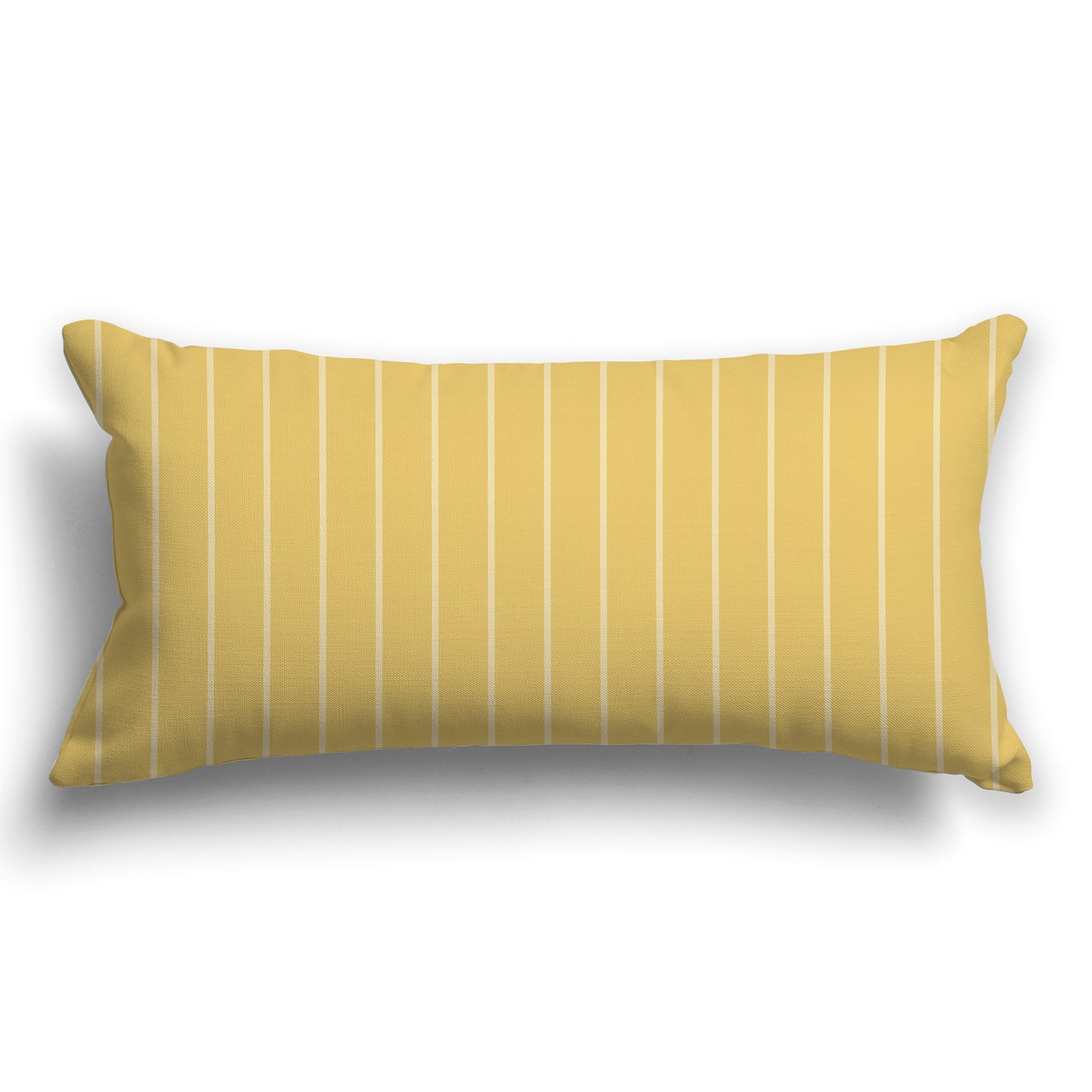 Medium-orange Throw Pillow with Muted-orange Vertical Stripes on Front, CAPC-1043-151