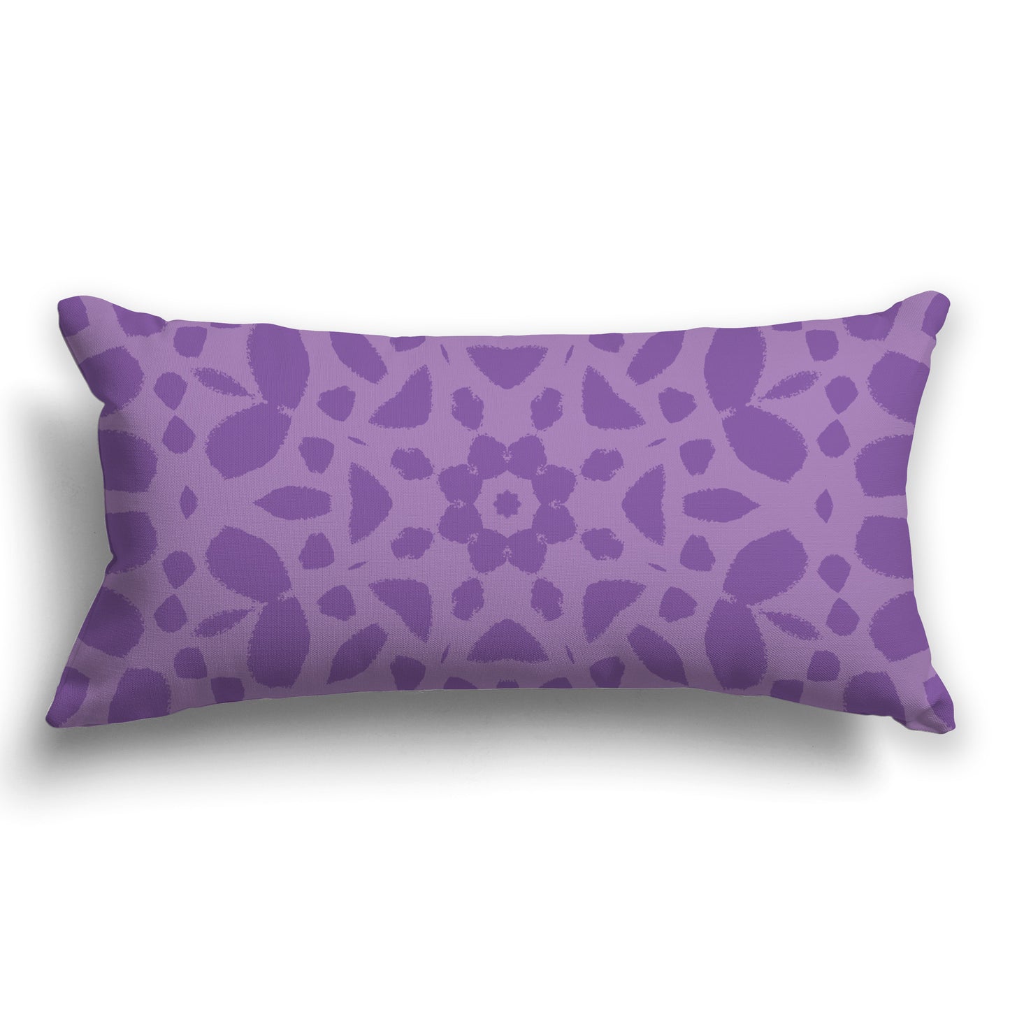 Throw Pillow with Two-tone Purple Circular Pattern on Both Sides, CAPC-1061-181