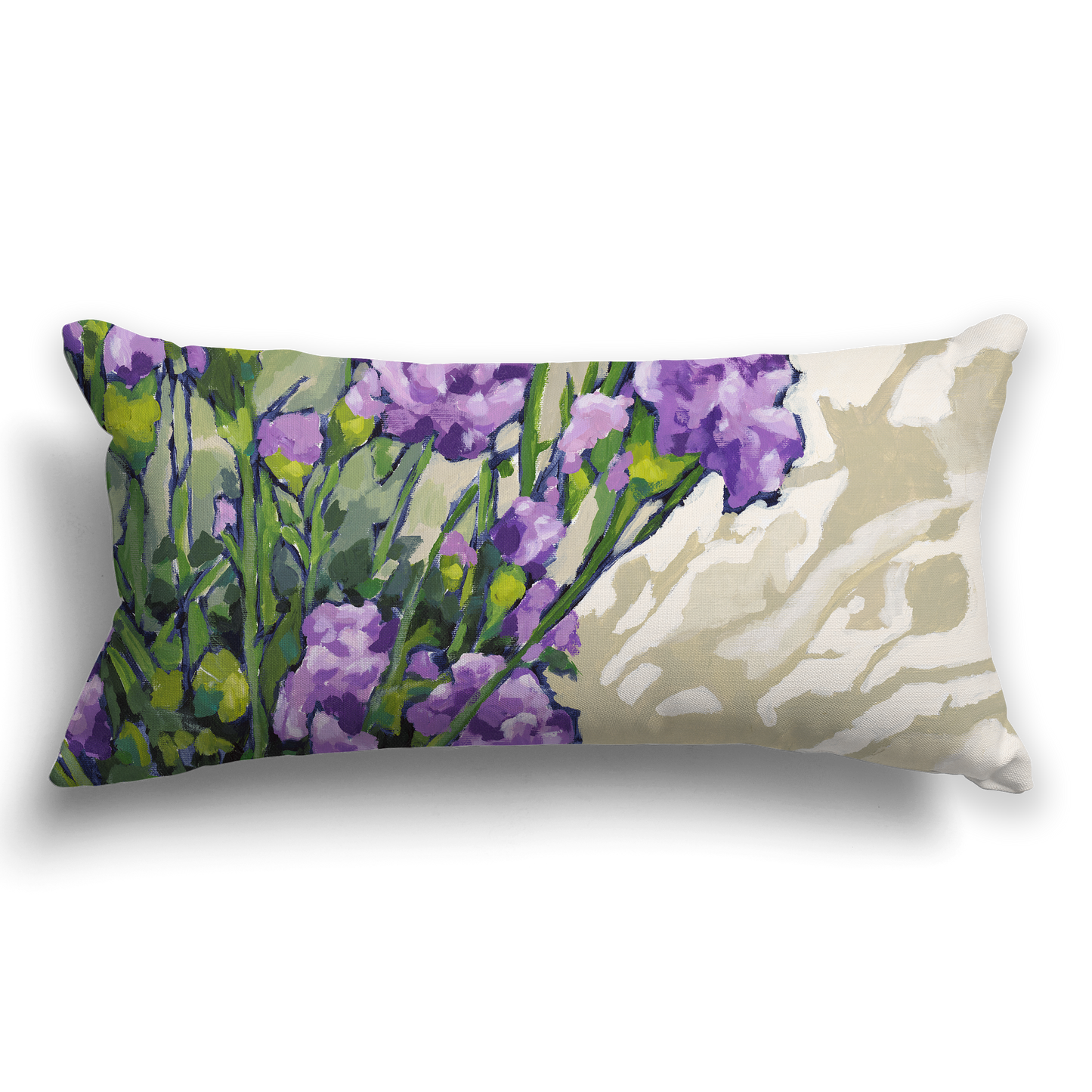 Mauve Carnations Fine Art Cushion Cover, CAPC-1070-1, 61 x 30 cm, 24 x 12 inches