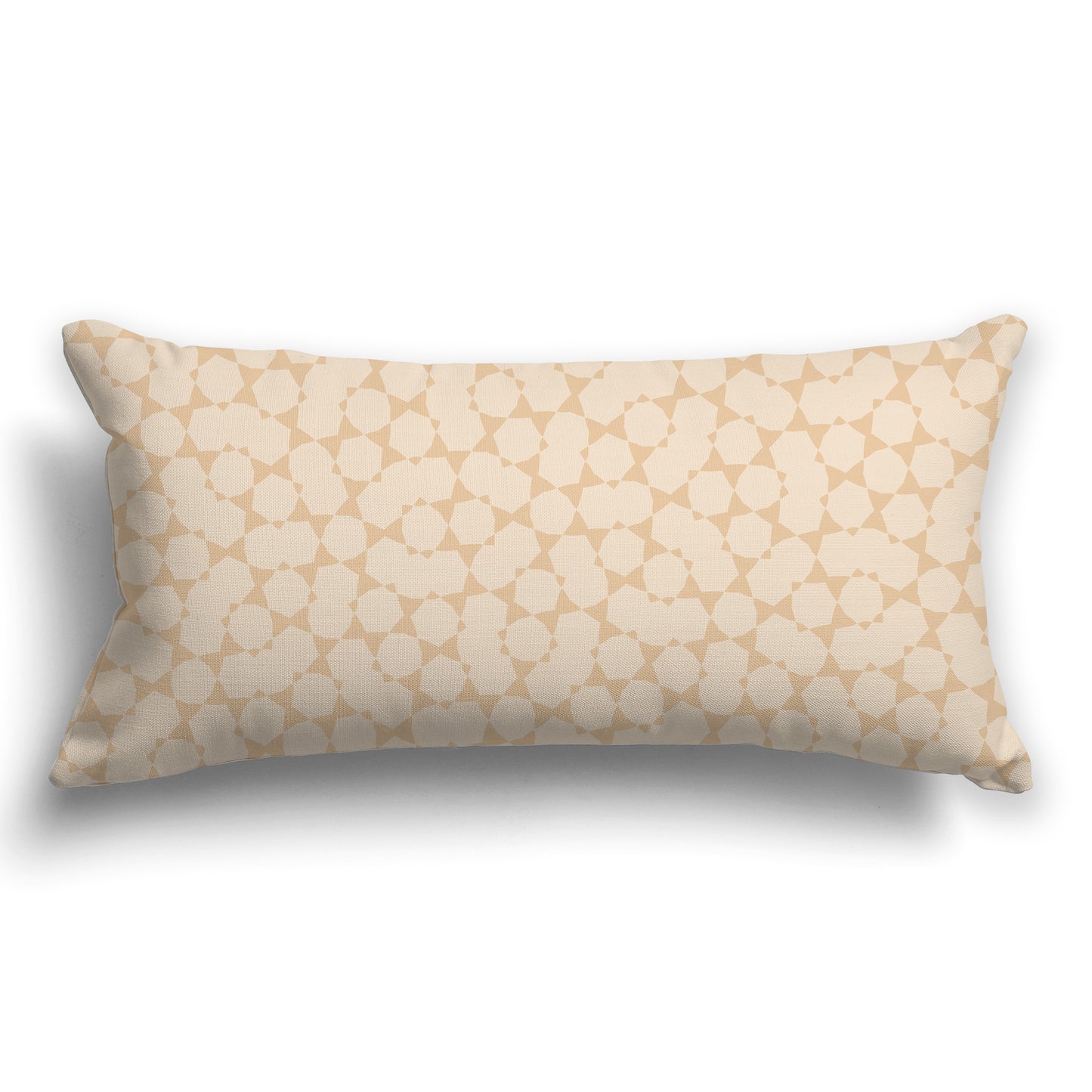 Throw Pillow with Tow-tone Tan Pattern on Both Sides, CAPC-1091-201