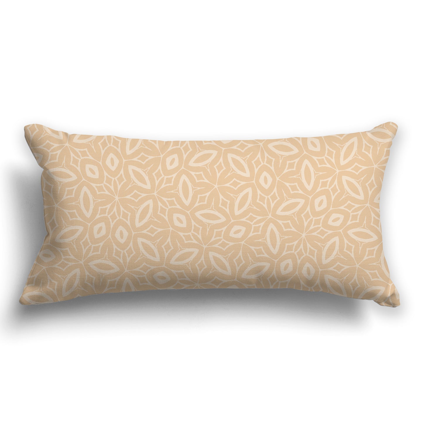Throw Pillow with Tow-tone Tan Pattern on Both Sides, CAPC-1091-222