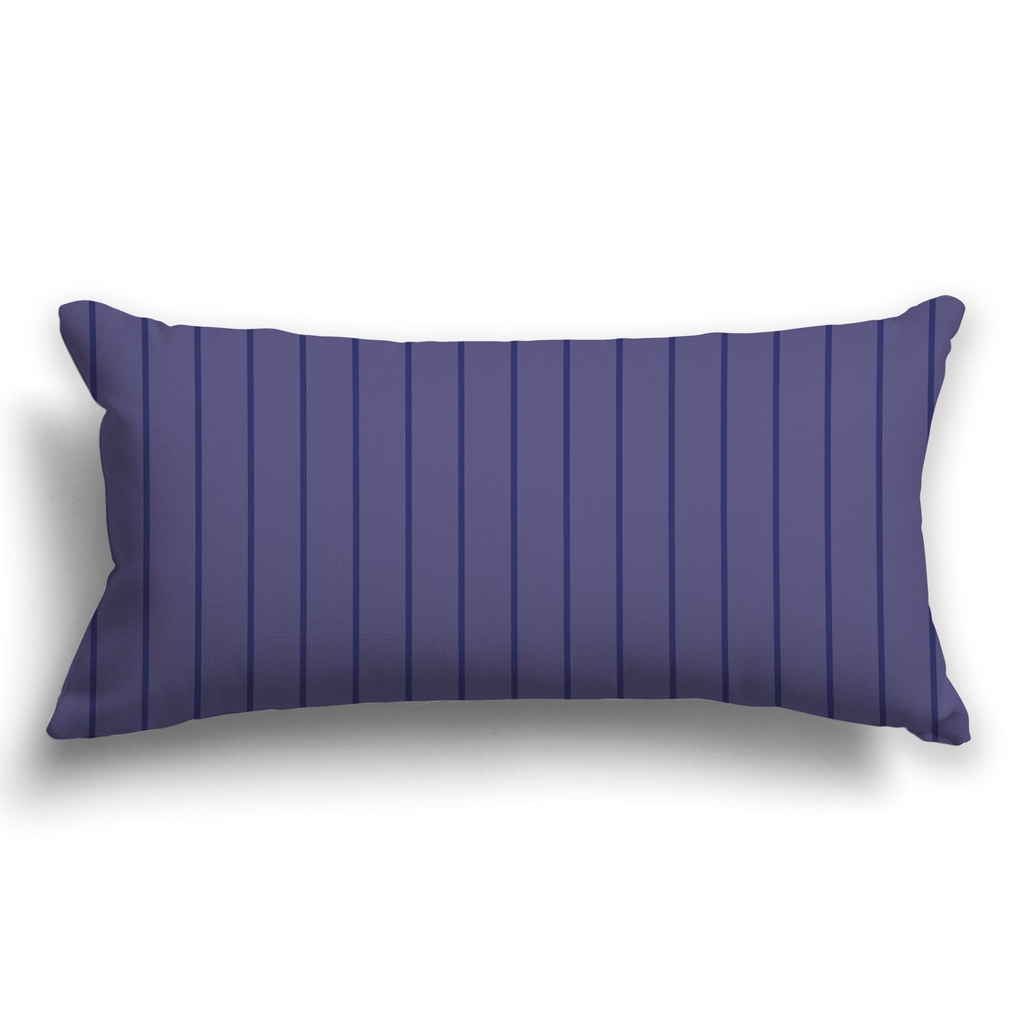 Two-tone Purple Throw Pillow with Fine Vertical Stripes on Front, CAPC-1092-151