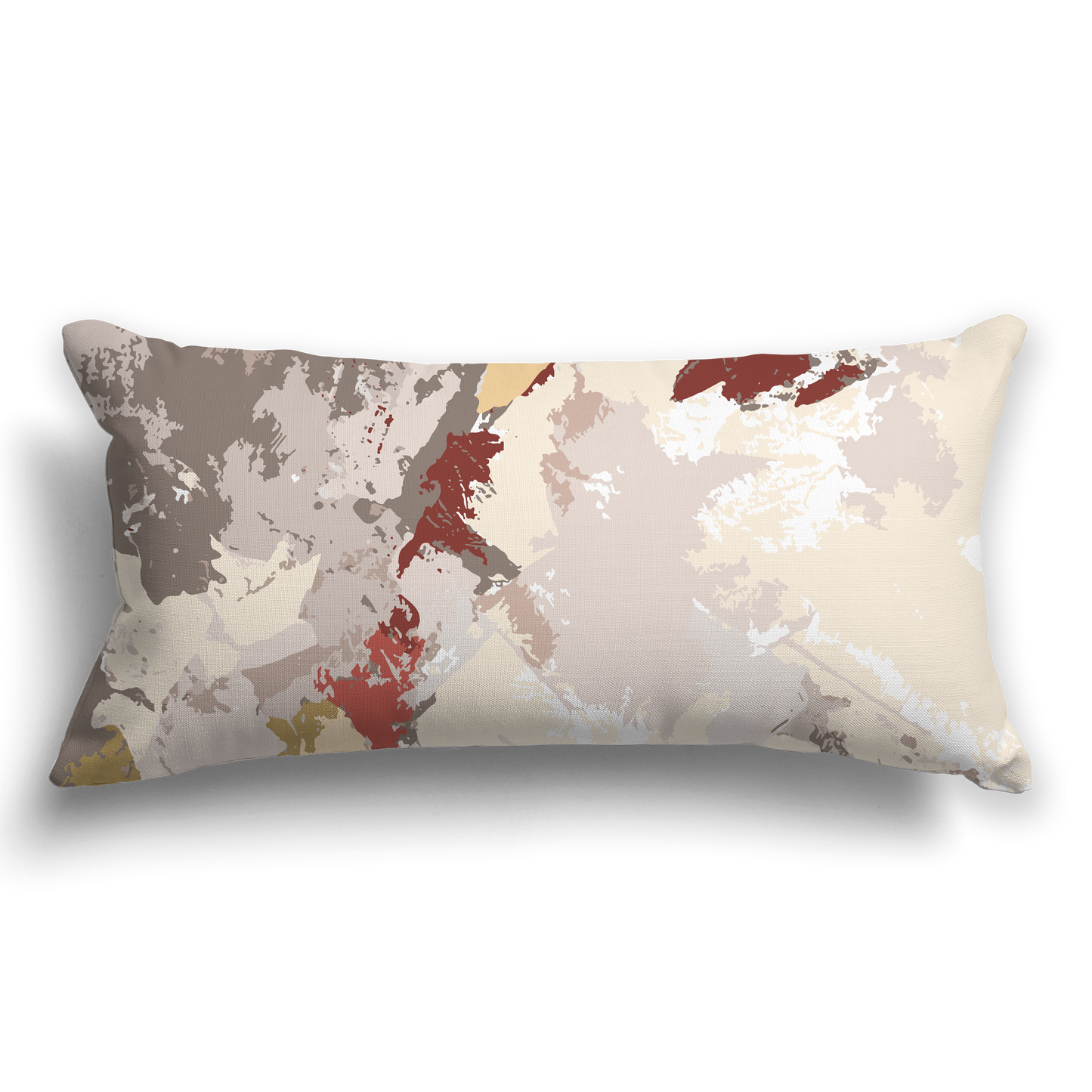 Cushion Cover with Graphic Art from the Desert Pewter Collection, CAPC-1132-691, 61 x 30 cm, 24 x 12 inches