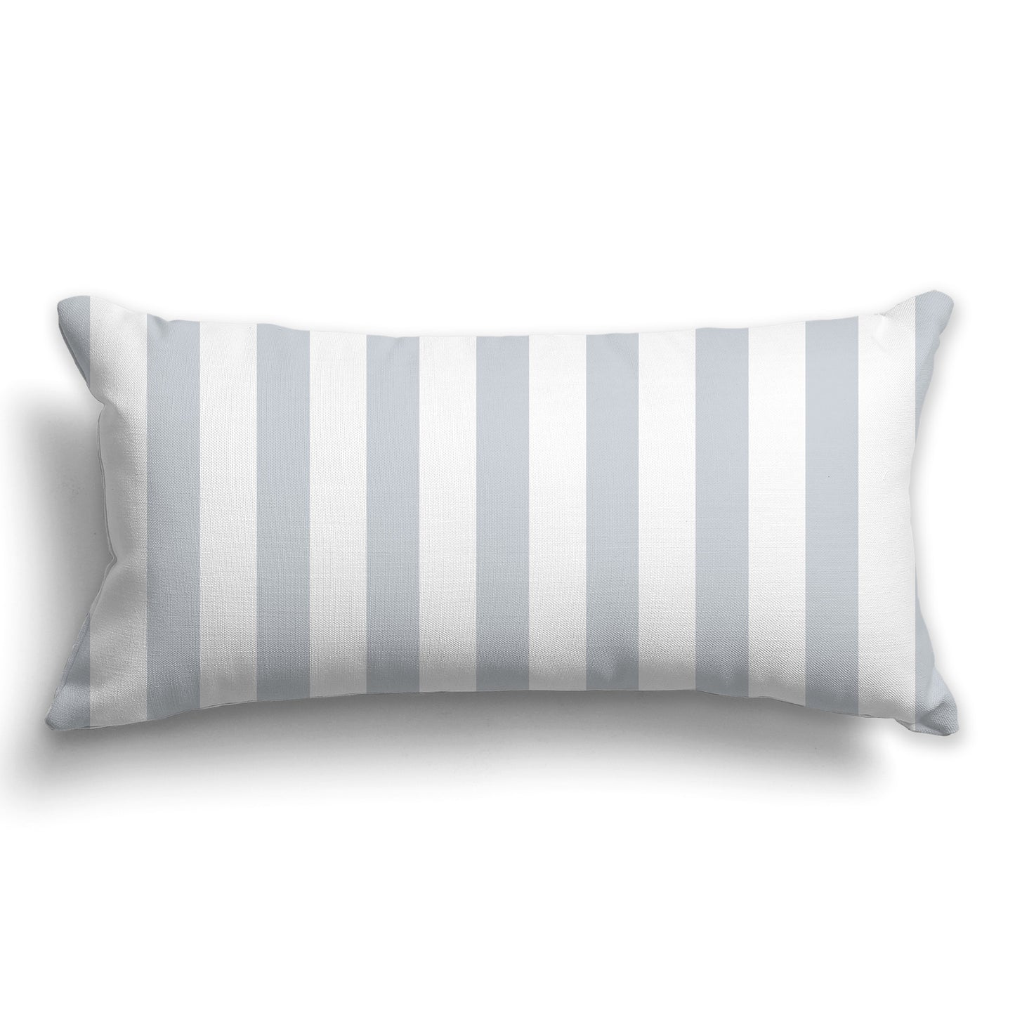 White/Beige-white Throw Pillow with Pale Grey Vertical Bars on Front, CAPC-1151-051