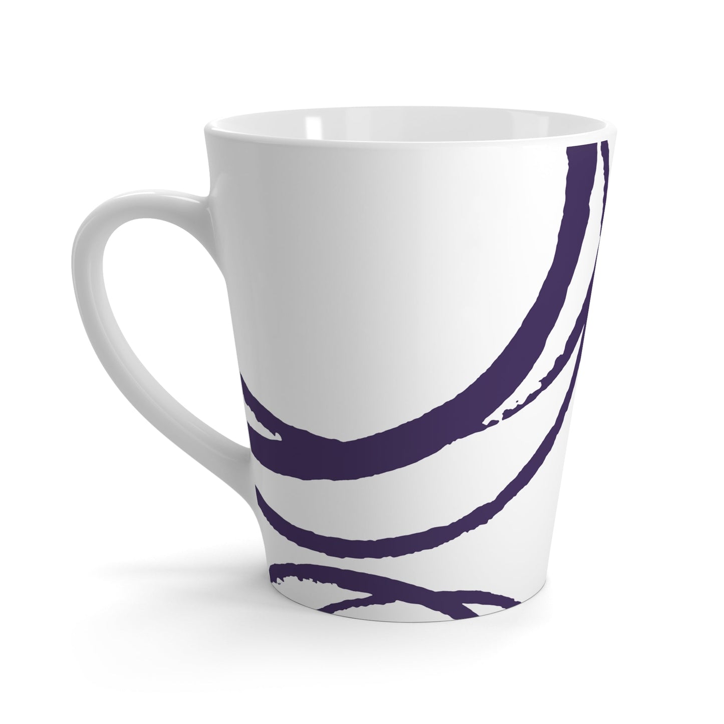 350 mL / 12oz Graphic Art Latte Mug | CALM-1143-100-112