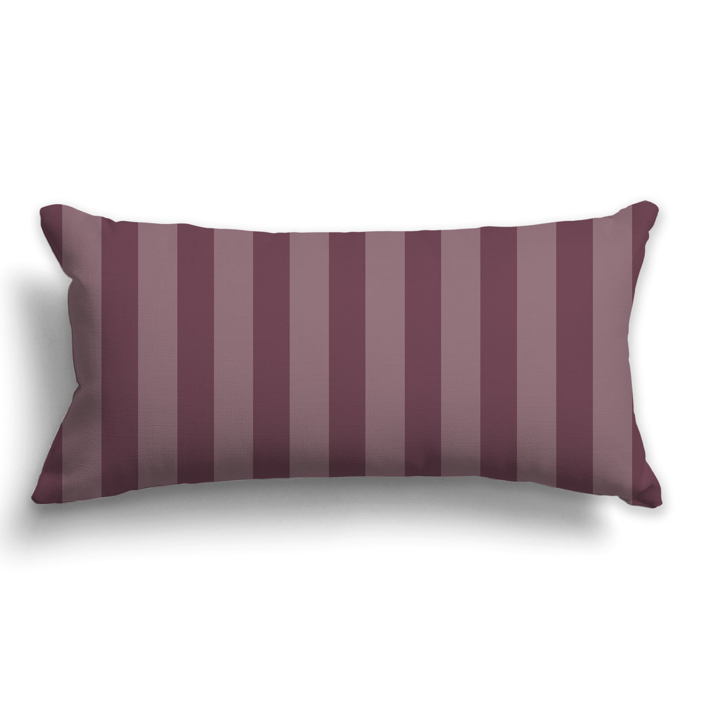 Medium Plum Throw Pillow with Vertical Plum Bars on Front, CAPC-1211-052