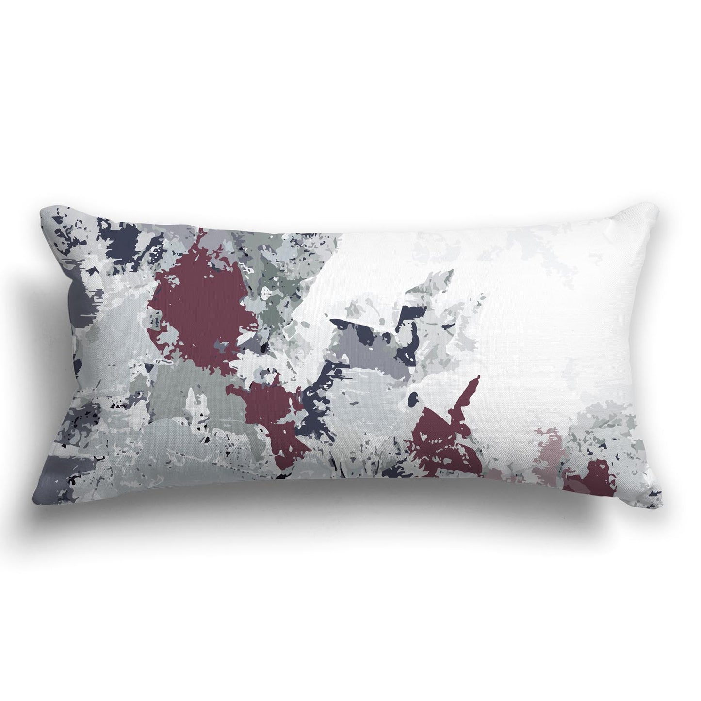 Cushion Cover with Graphic Art from the Plum Garden Collection, CAPC-1211-695, 61 x 30 cm, 24 x 12 inches