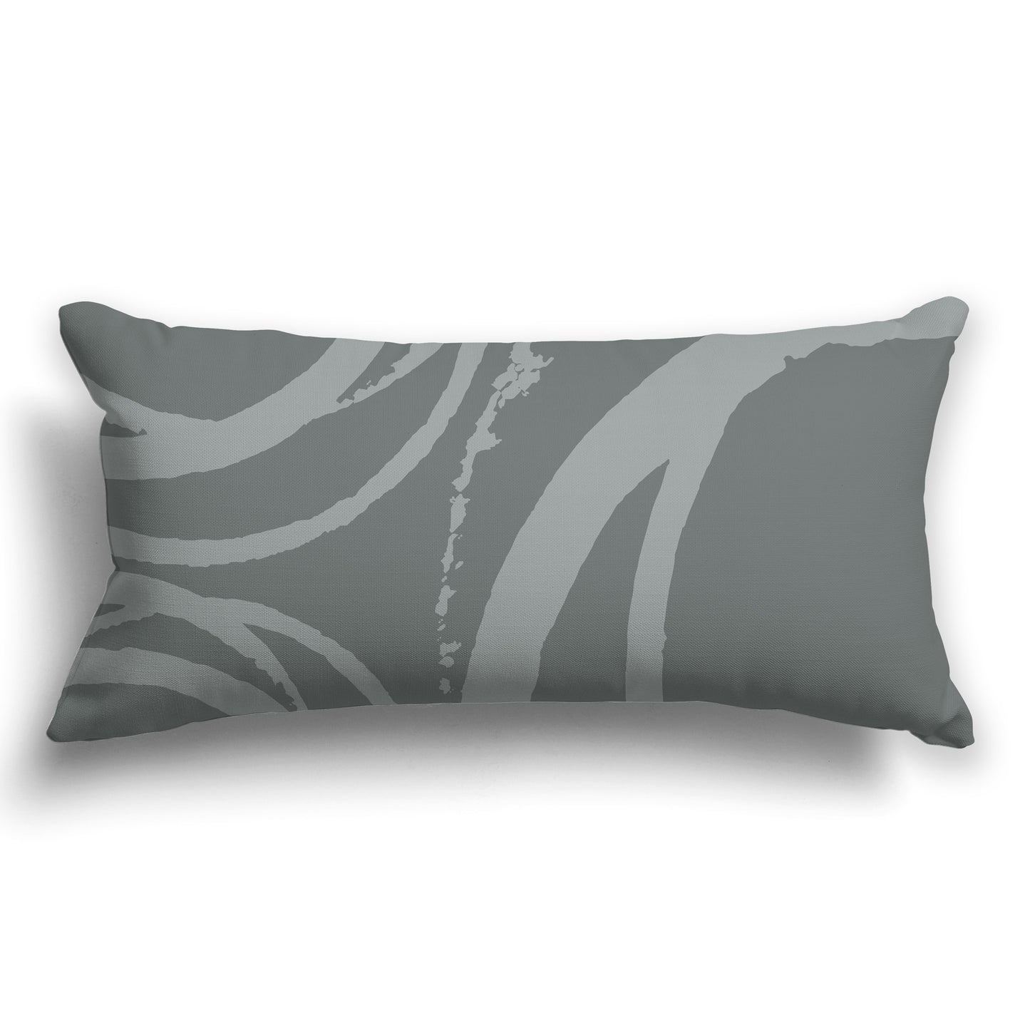 Green Throw Pillow with Circular Medium Green Graphic on Both Sides, CAPC-1213-021
