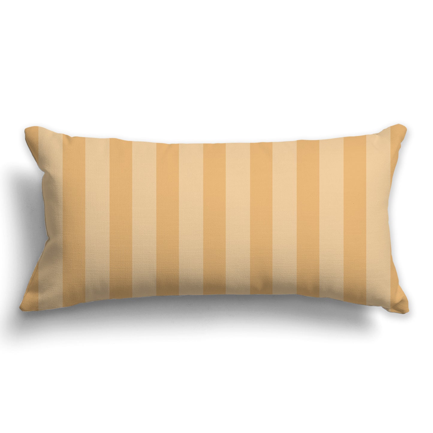 Light Orange Throw Pillow with Orange Vertical Bars on Front, CAPC-1232-052