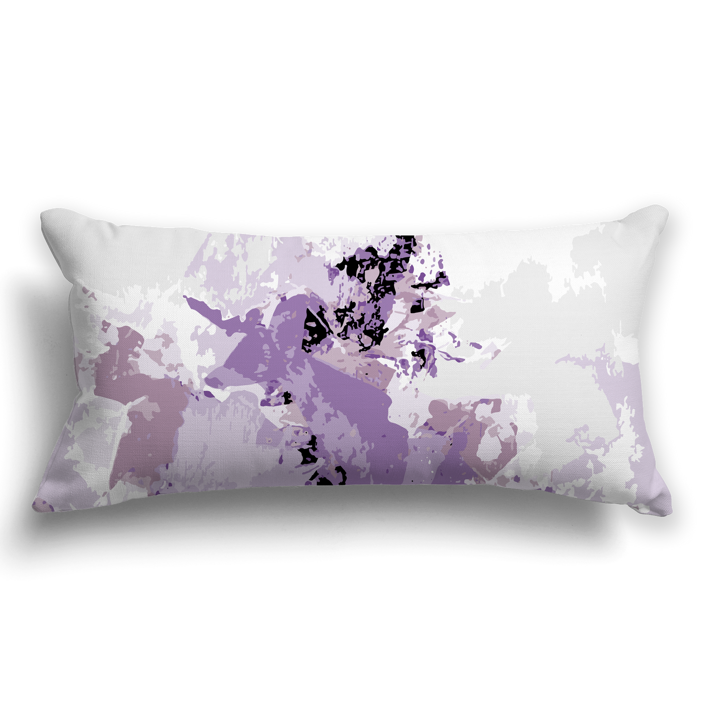 Cushion Cover with Graphic Art from the Lavender Valley Collection, CAPC-1251-694, 61 x 30 cm, 24 x 12 inches