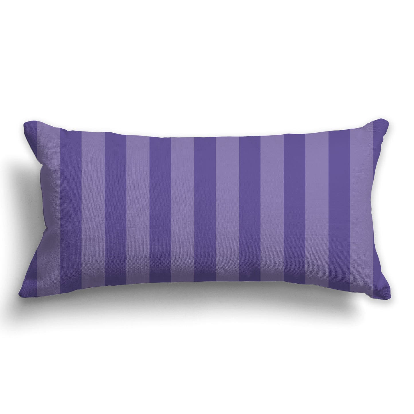 Medium Purple Throw Pillow with Purple Vertical Bars on Front, CAPC-1382-052
