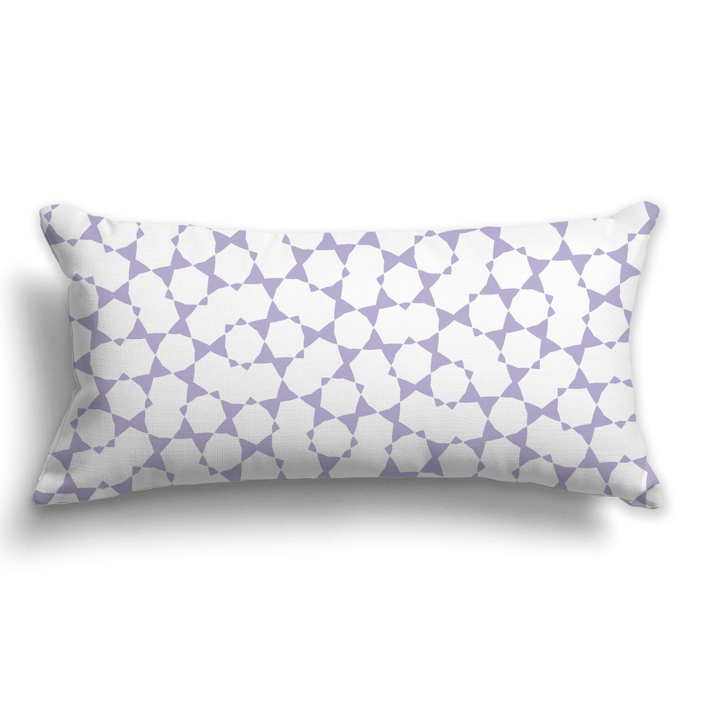 Throw Pillow with Light Purple and White/Beige-white Pattern on Both Sides, CAPC-1382-202