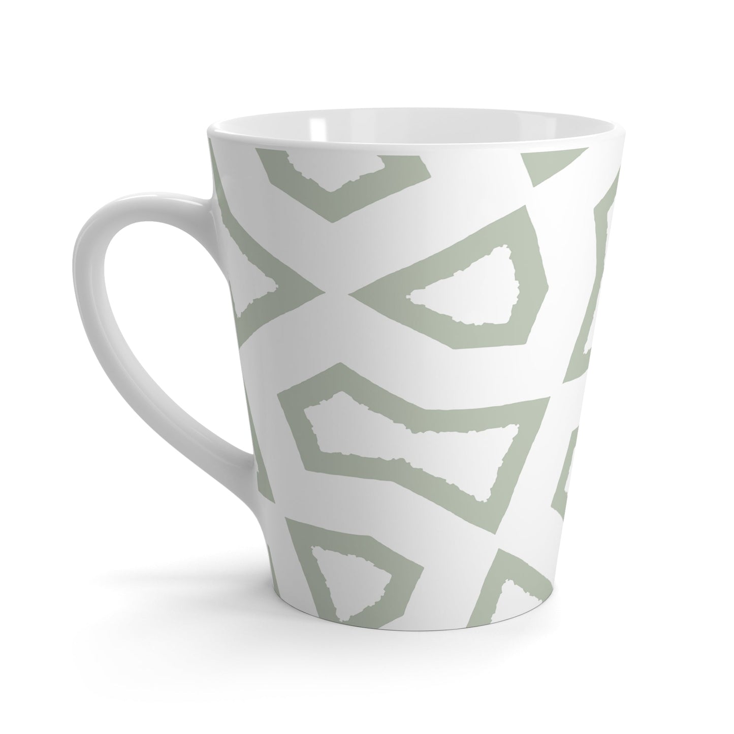 350 mL / 12oz Graphic Art Latte Mug | CALM-1052-250-392