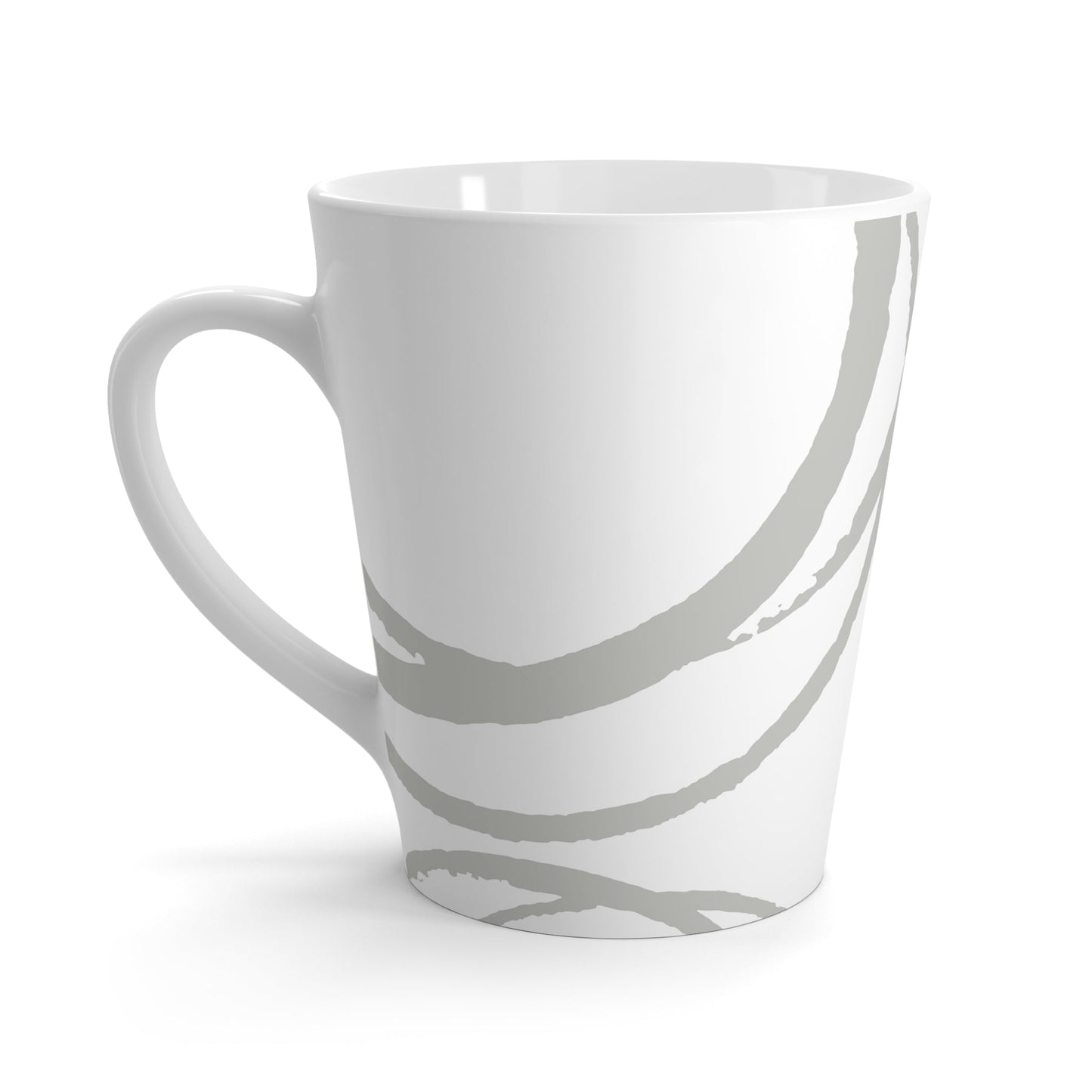 350 mL / 12oz Graphic Art Latte Mug | CALM-1243-300-112