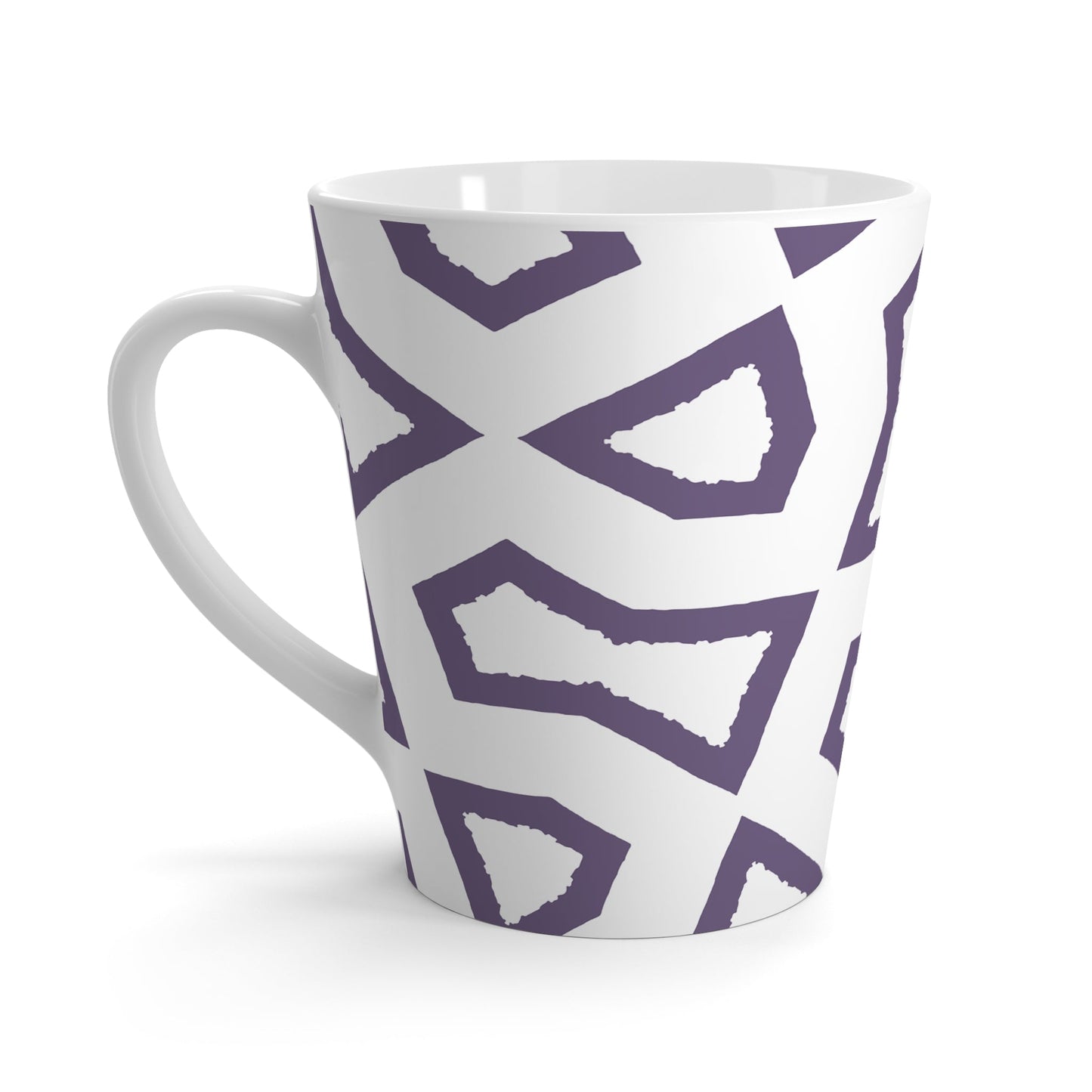 350 mL / 12oz Graphic Art Latte Mug | CALM-1143-167-392