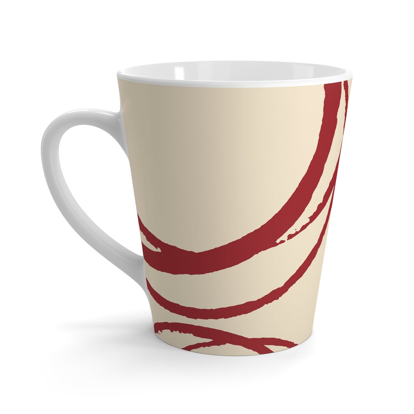 350 mL / 12oz Graphic Art Latte Mug | CALM-1031-100-112