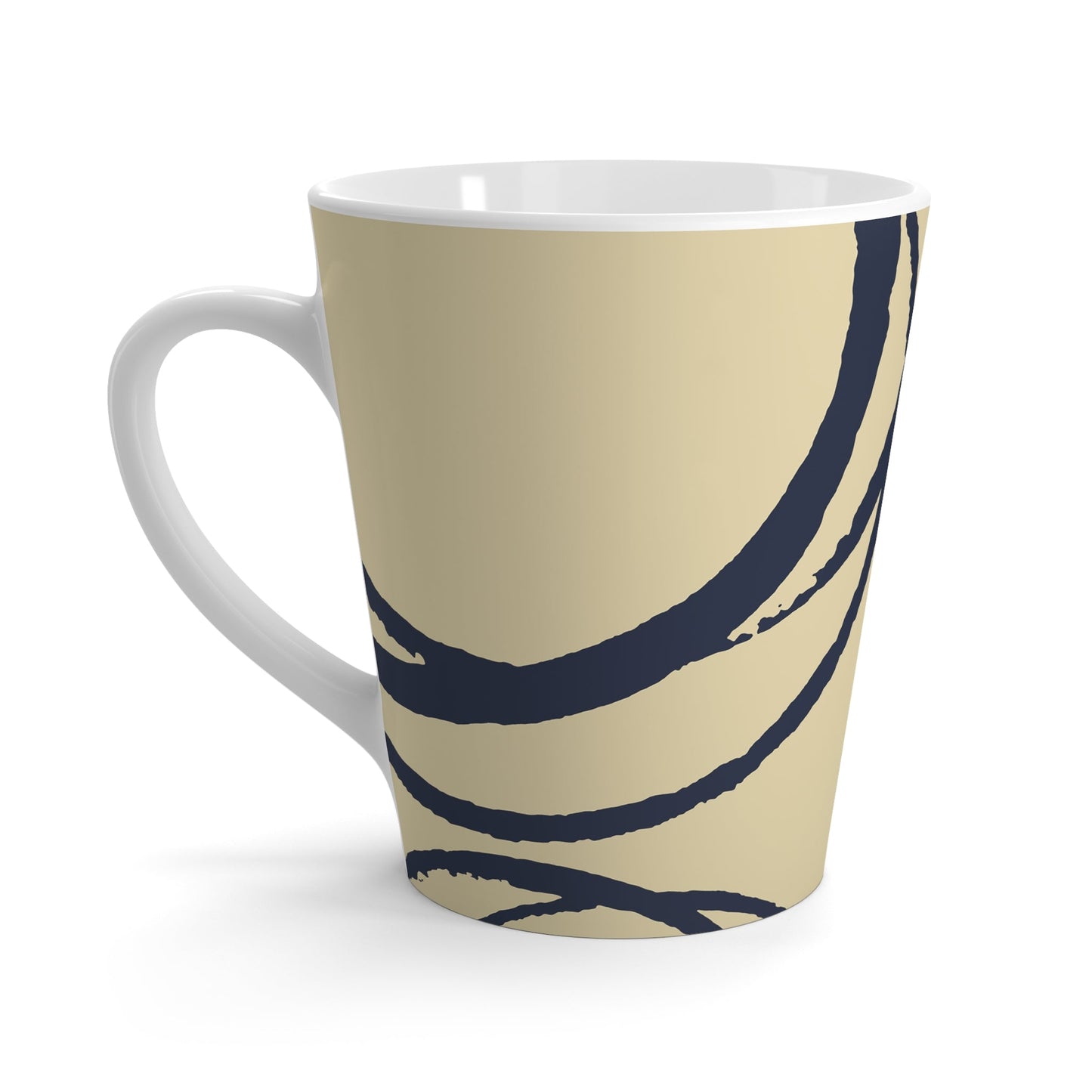 350 mL / 12oz Graphic Art Latte Mug | CALM-1274-400-112