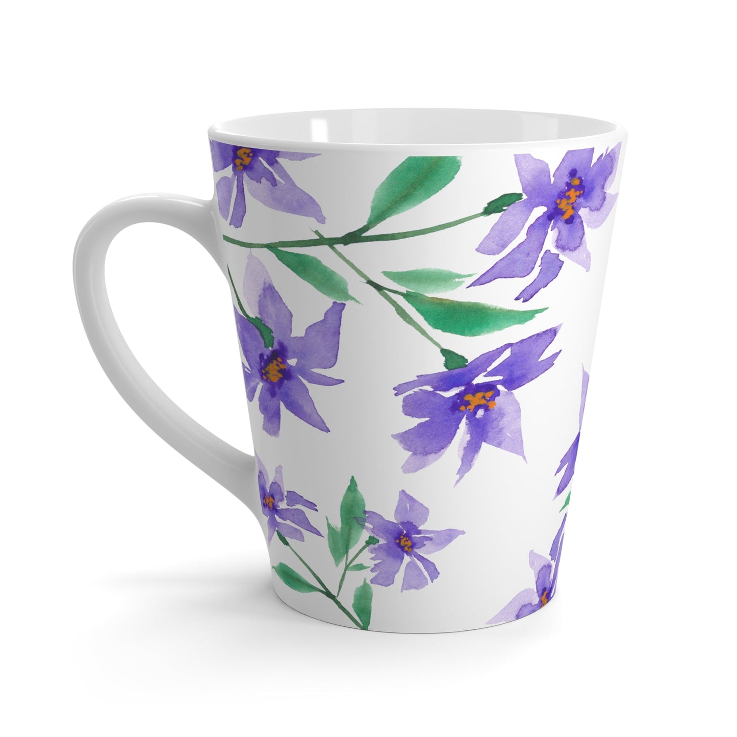 350 mL / 12oz Fine Art Watercolor Latte Mug, CALM-1354