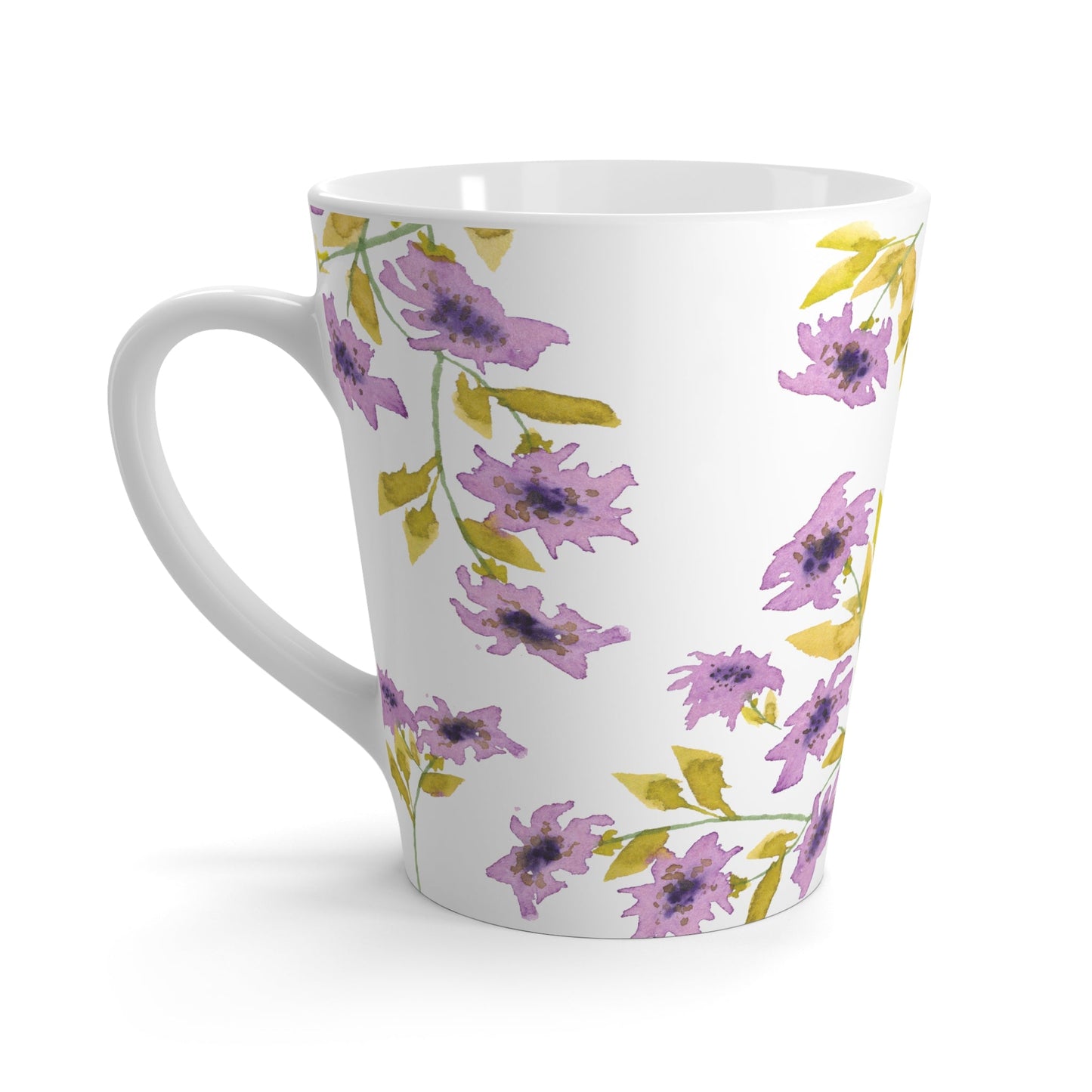 350 mL / 12oz Fine Art Watercolor Latte Mug, CALM-1364