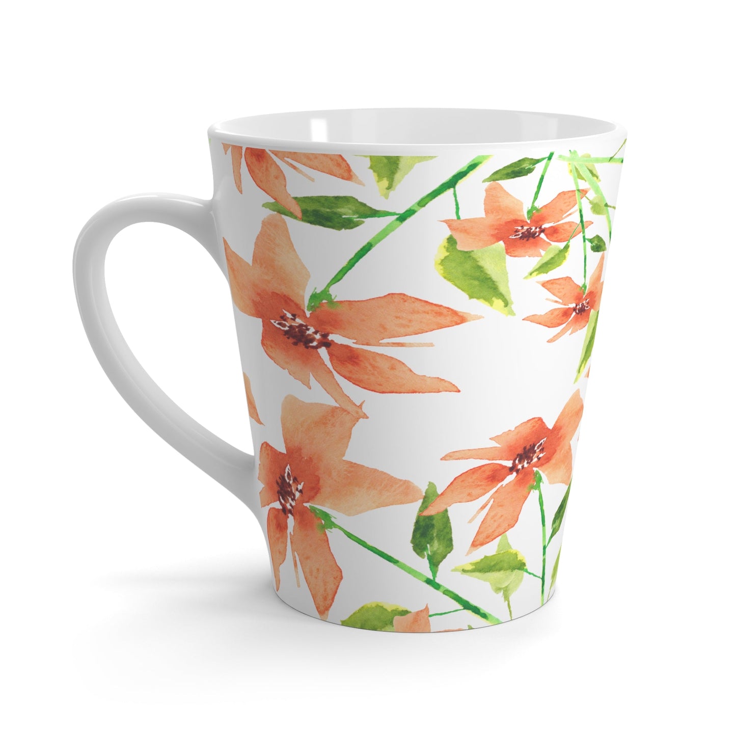 350 mL / 12oz Fine Art Watercolor Latte Mug, CALM-1384