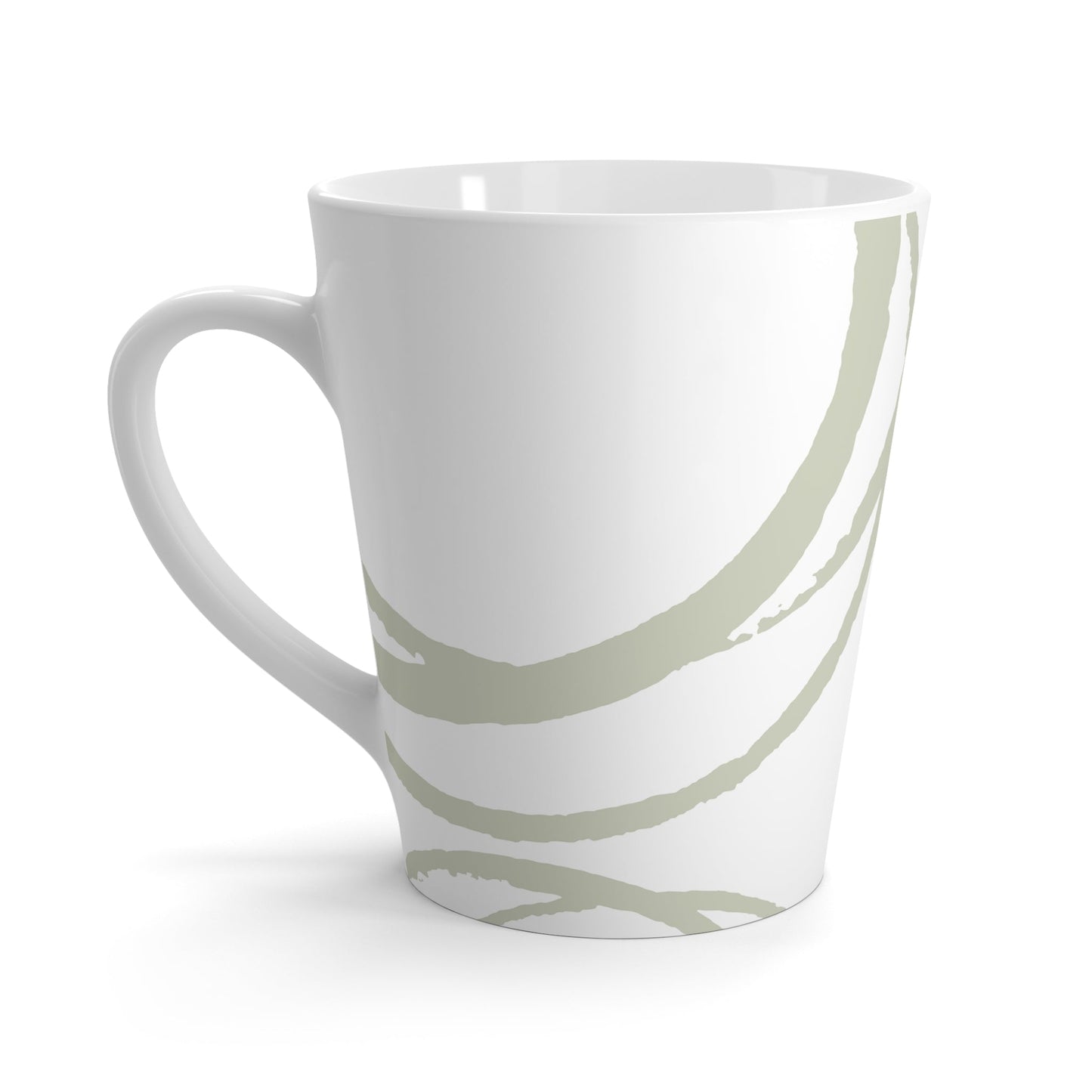 350 mL / 12oz Graphic Art Latte Mug | CALM-1241-400-112