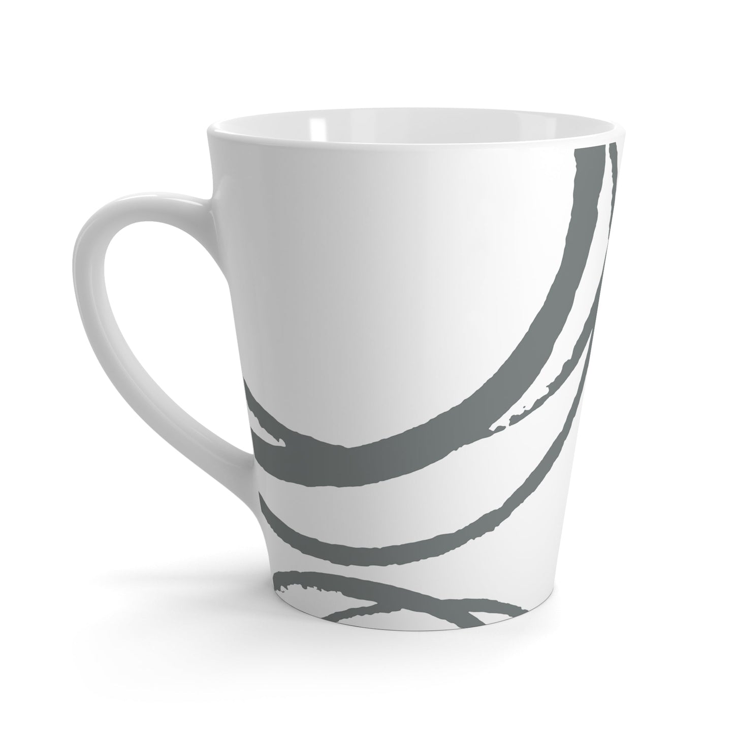 350 mL / 12oz Graphic Art Latte Mug | CALM-1213-467-112