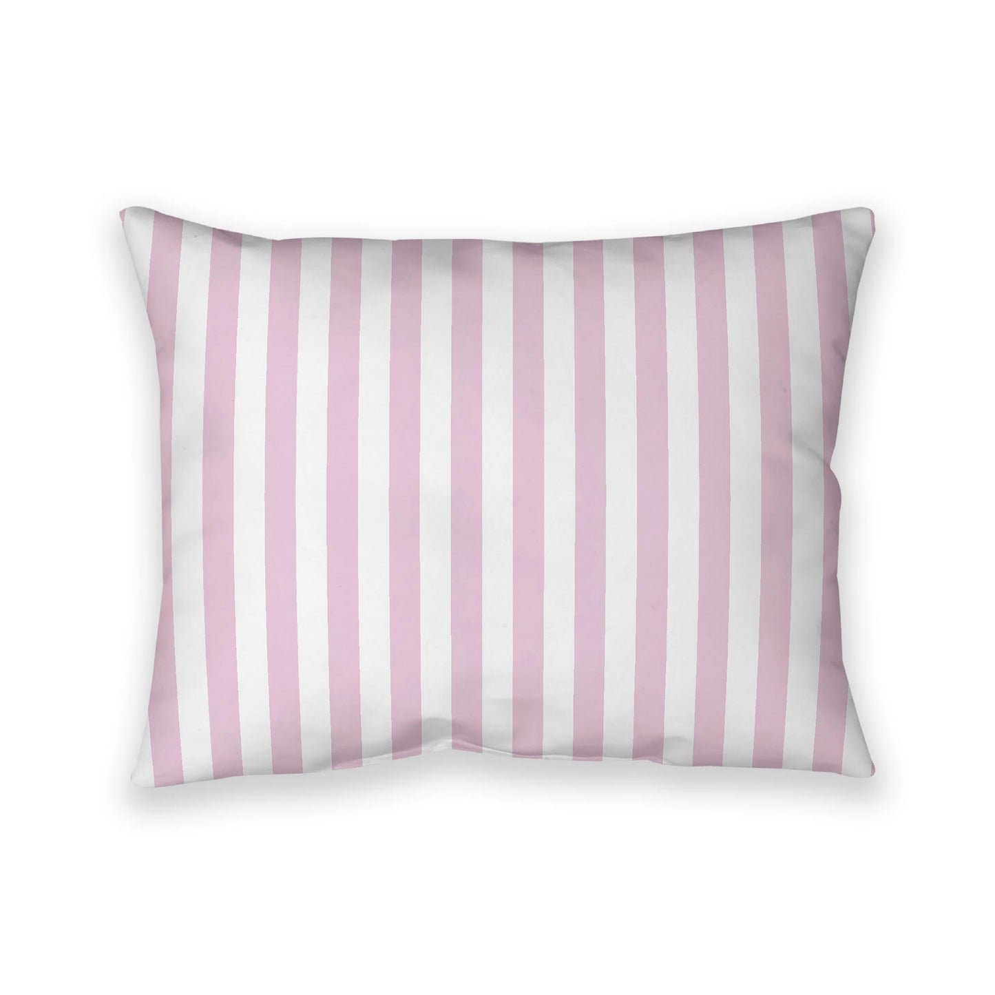 Off-White Cotton Canvas Cushion Covers with Pink Bars on Front, CACU-CC-1081-051, 66 x 51 cm, 26 x 20 inches