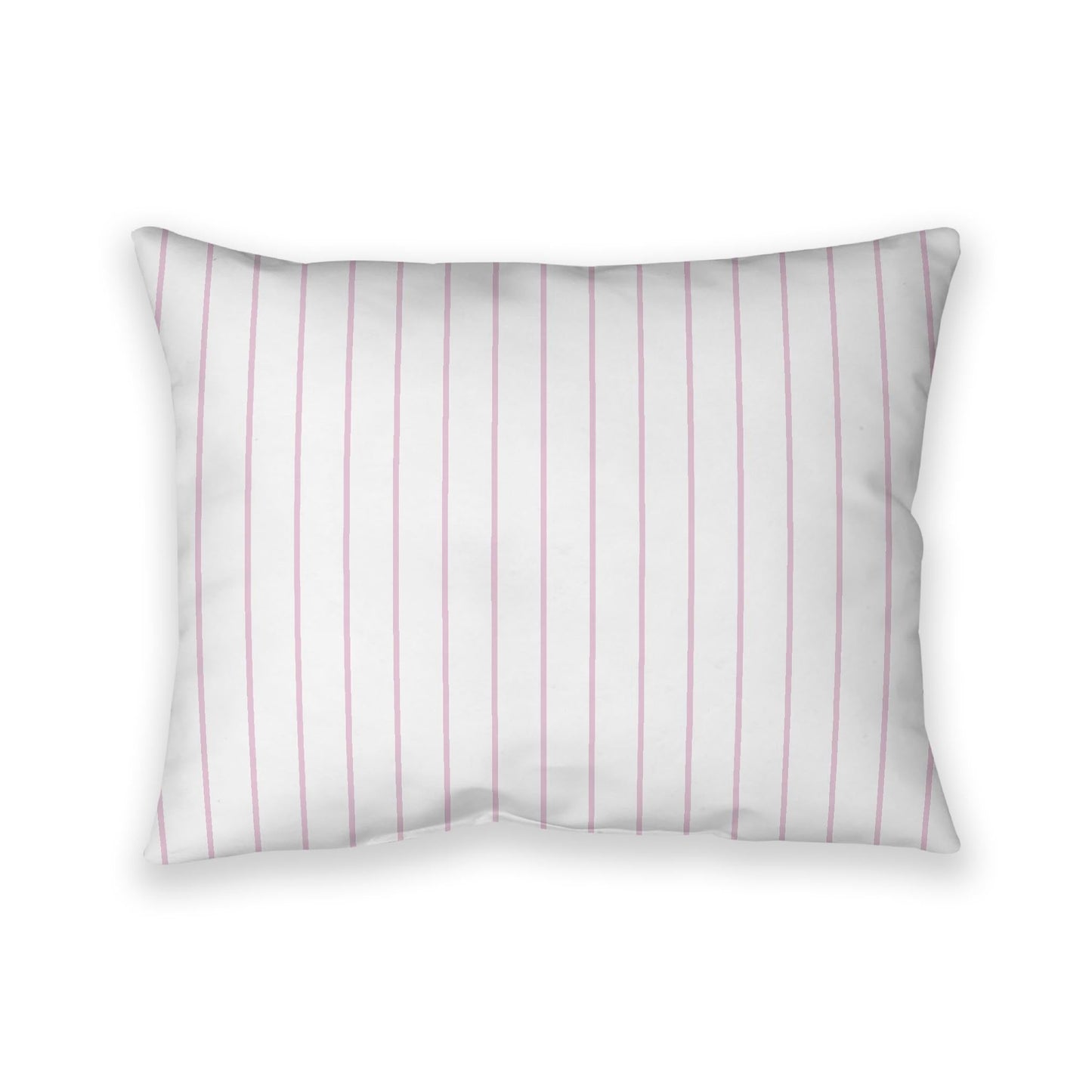 Off-White Cotton Canvas Cushion Covers with Fine Pink Stripes on Front, CACU-CC-1081-151, 66 x 51 cm, 26 x 20 inches