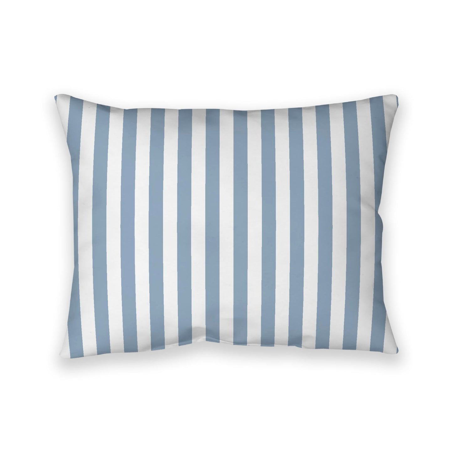 Off-White Cotton Canvas Cushion Covers with Blue Bars on Front, CACU-CC-1231-051, 66 x 51 cm, 26 x 20 inches