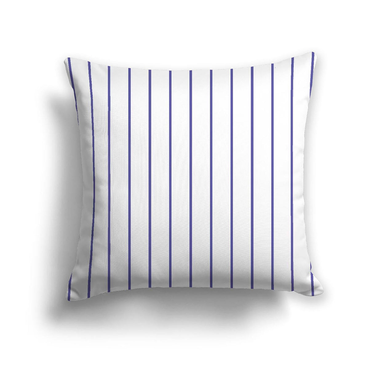 Off-White Cotton Canvas Cushion Covers with Fine Purple Stripes on Front #CACU-CC-1300-151