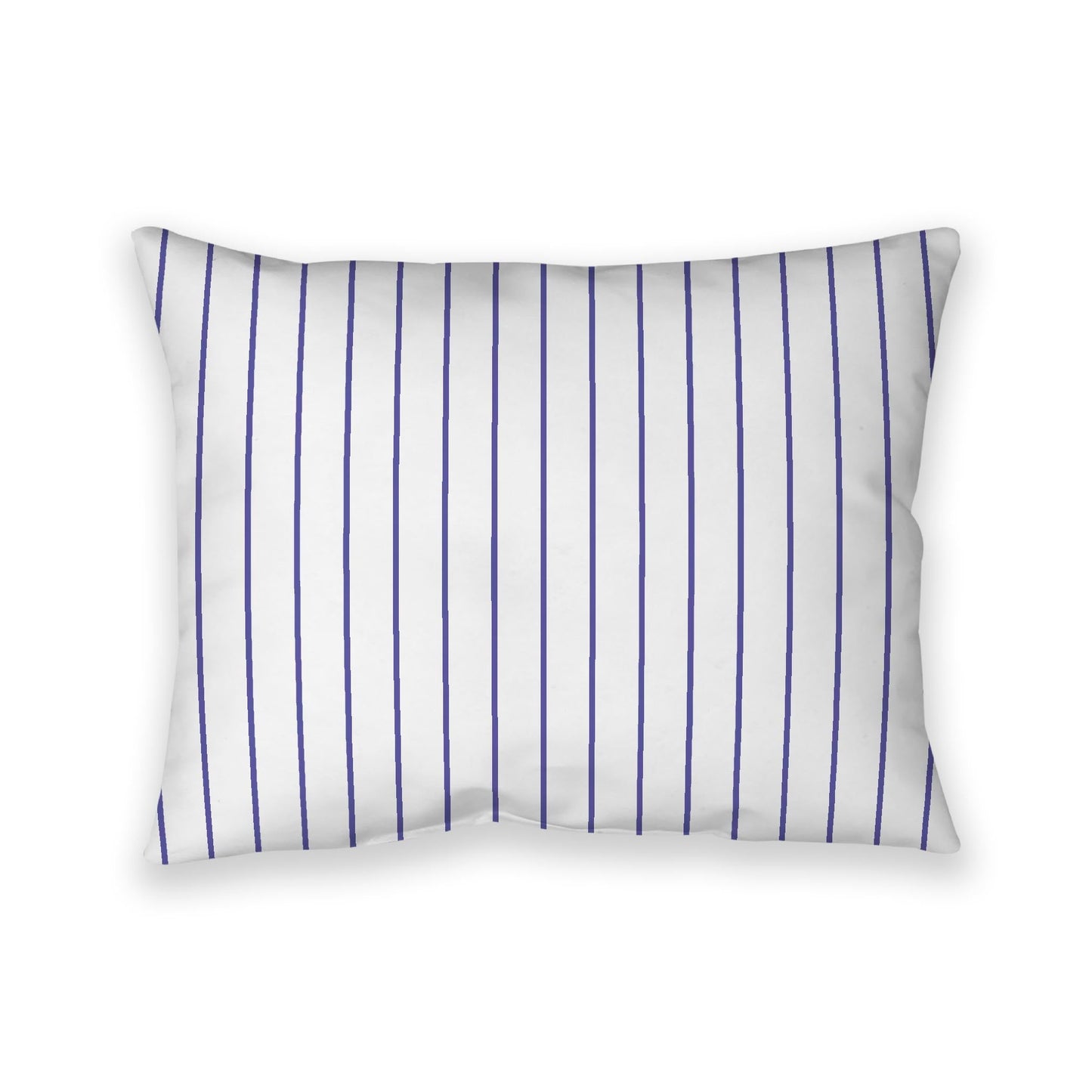 Off-White Cotton Canvas Cushion Covers with Fine Purple Stripes on Front, CACU-CC-1300-151, 66 x 51 cm, 26 x 20 inches