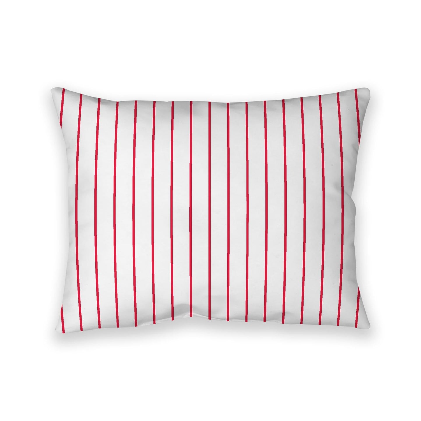 Off-White Cotton Canvas Cushion Covers with Fine Red Stripes on Front, CACU-CC-1330-151, 66 x 51 cm, 26 x 20 inches