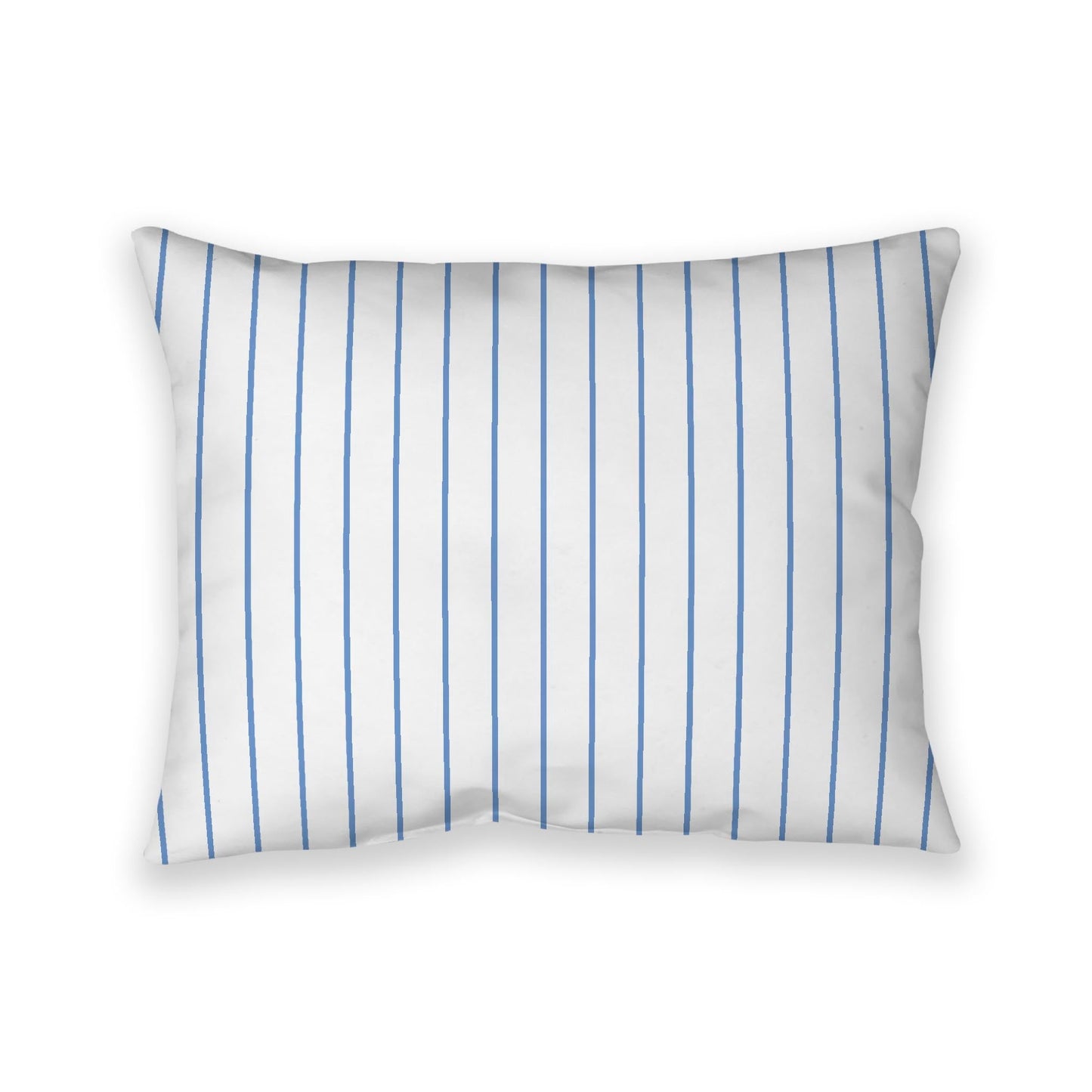 Off-White Cotton Canvas Cushion Covers with Fine Blue Stripes on Front, CACU-CC-1400-151, 66 x 51 cm, 26 x 20 inches