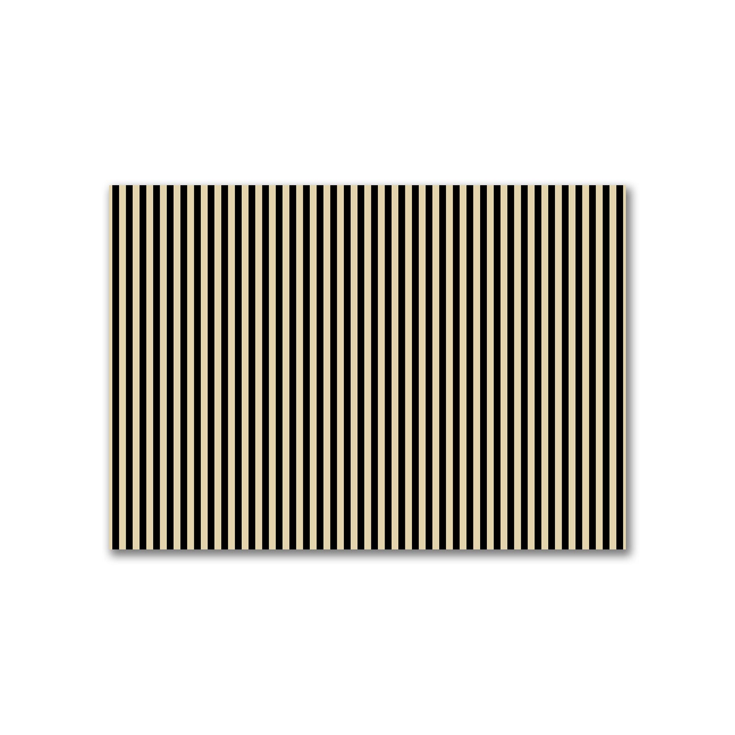 Cotton Canvas Fabric with Black Bars on Tan, FACC-1014-051