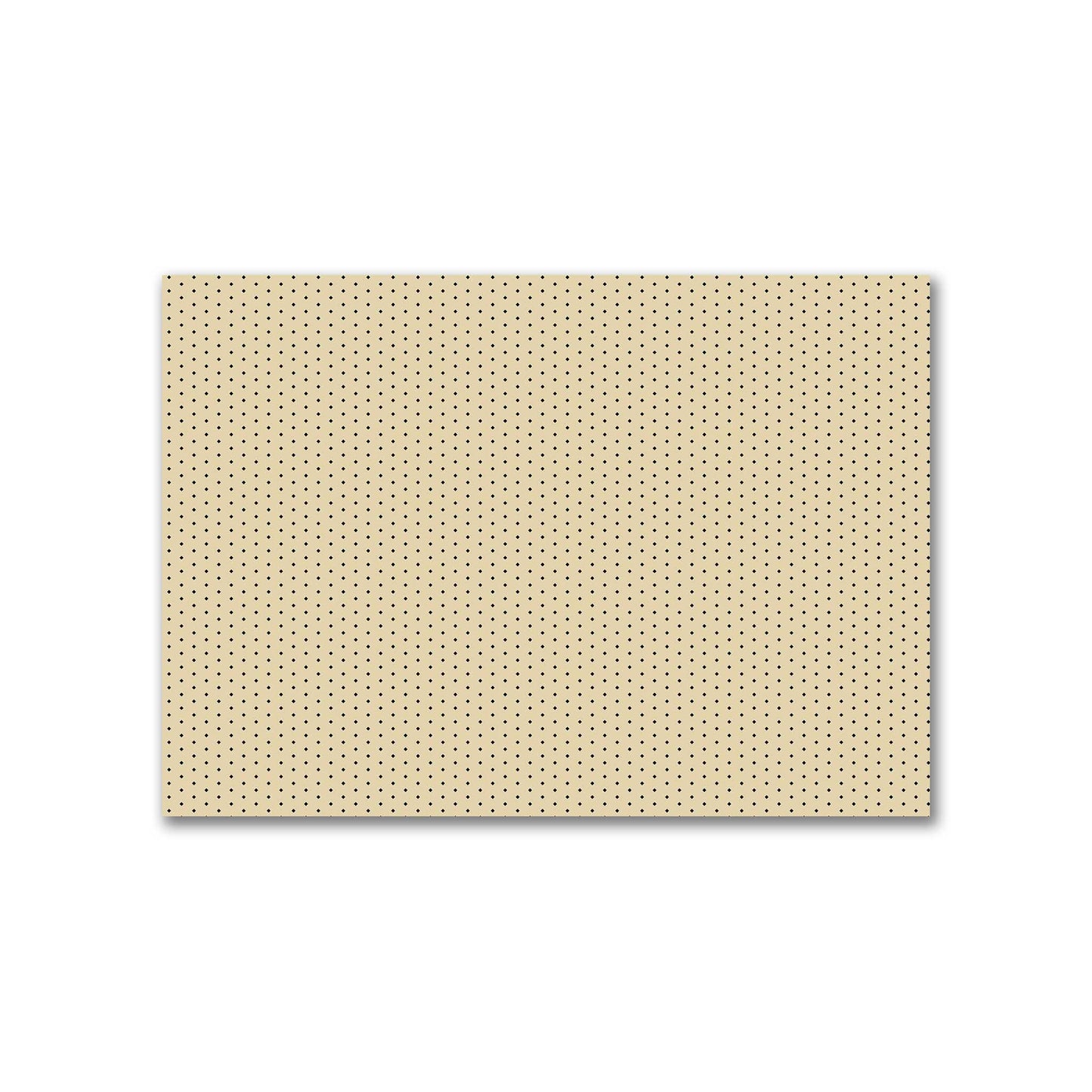 Cotton Canvas Fabric with Fine Black Diamonds on Tan, FACC-1014-111