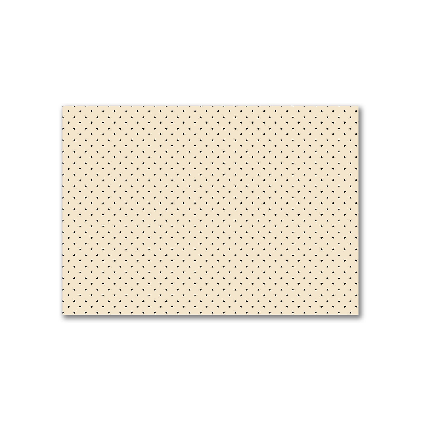 Cotton Canvas Fabric with Black Diamonds on Beige, FACC-1015-101