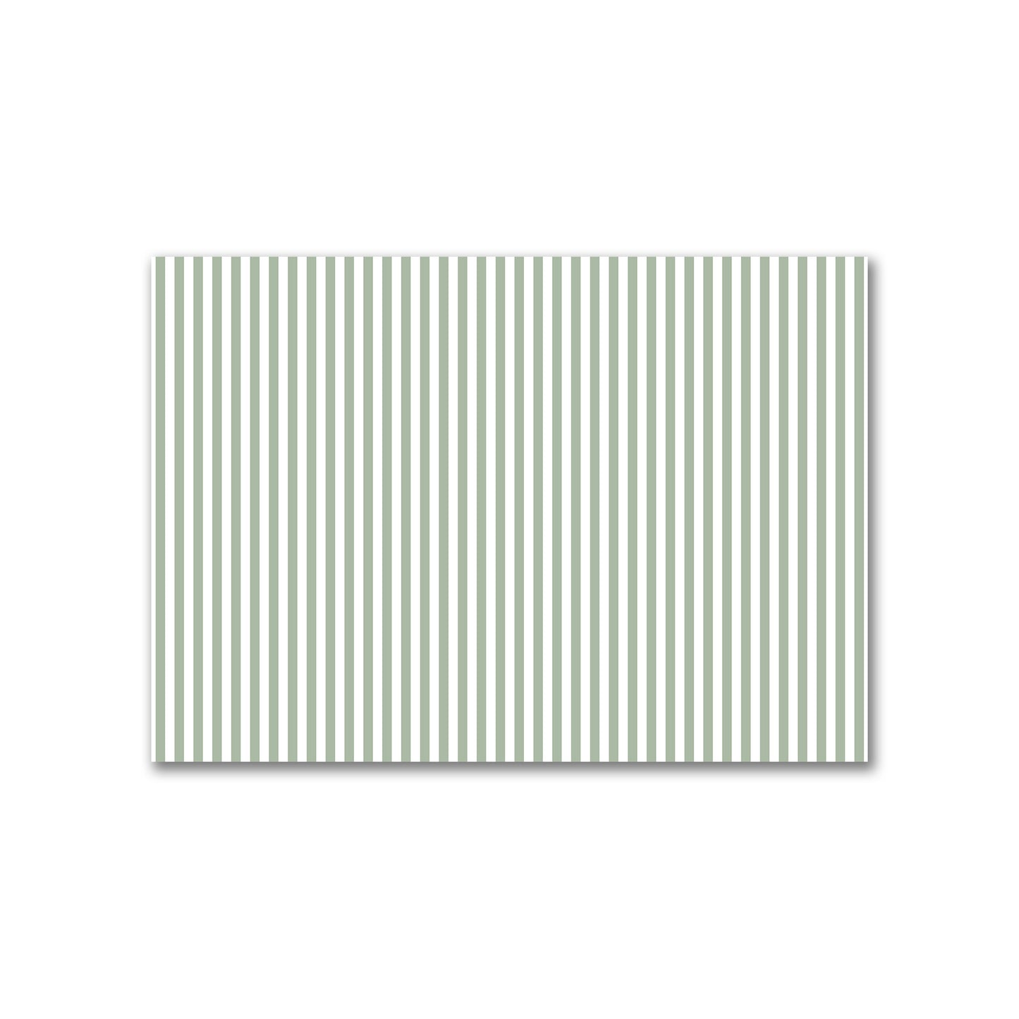 Off-White Cotton Canvas Fabric with Green Bars, FACC-1052-051