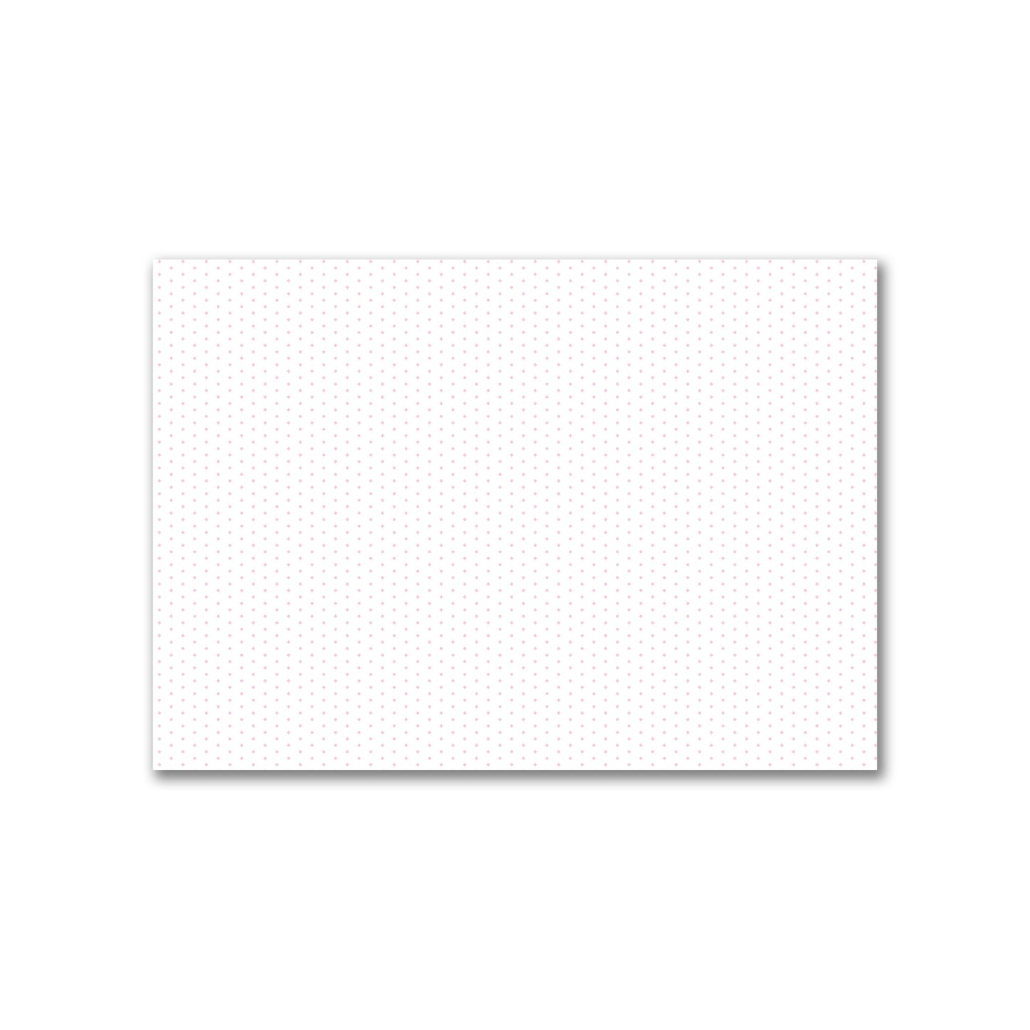 Off-White Cotton Canvas Fabric with Fine Pink Diamonds, FACC-1081-111