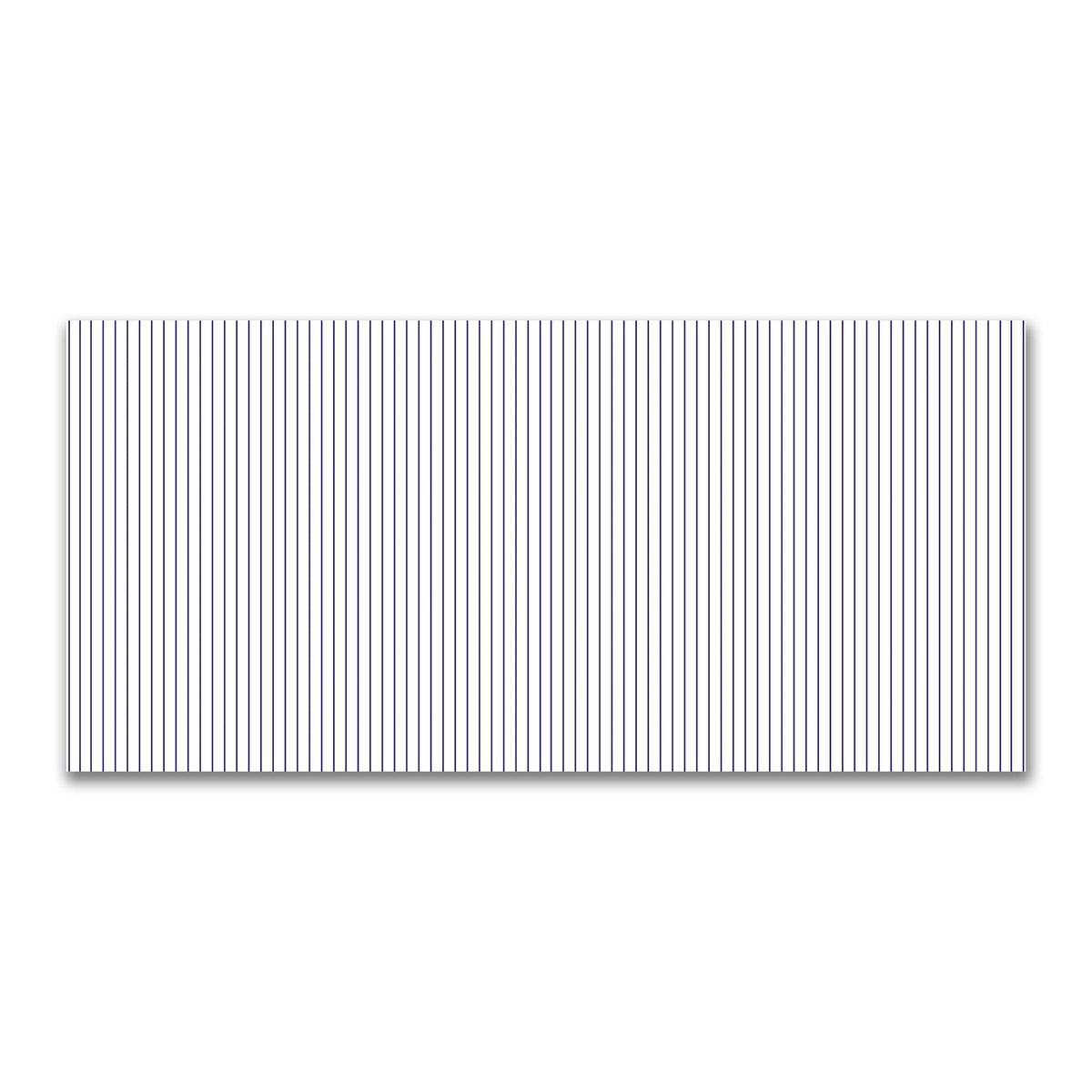 Off-White Cotton Canvas Fabric with Fine Purple Stripes | 3 metres - 3 x 1.4 m / 117 x 55 inches