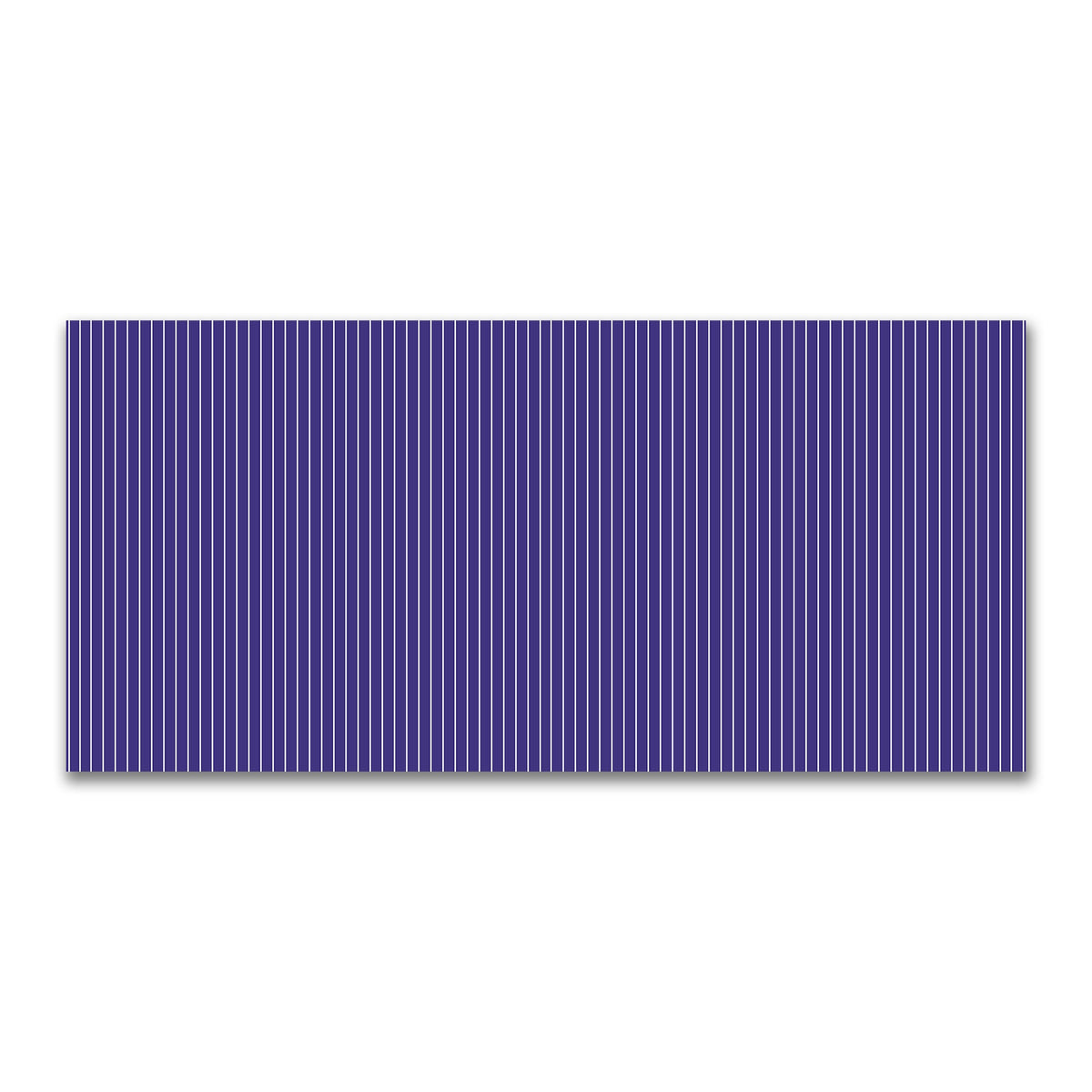 Cotton Canvas Fabric with Fine Off-White Stripes on Purple | 3 metres - 3 x 1.4 m / 117 x 55 inches