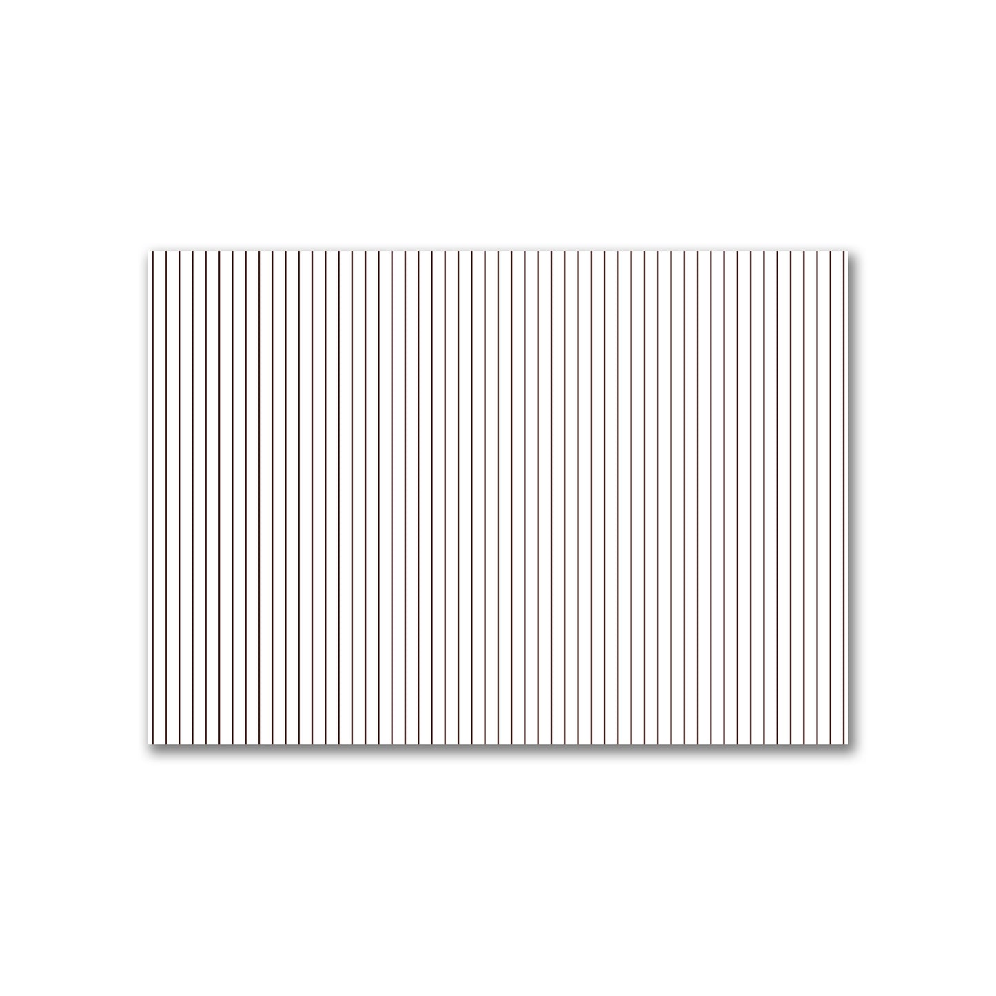 Off-White Cotton Canvas Fabric with Fine Brown Stripes, FACC-1161-151