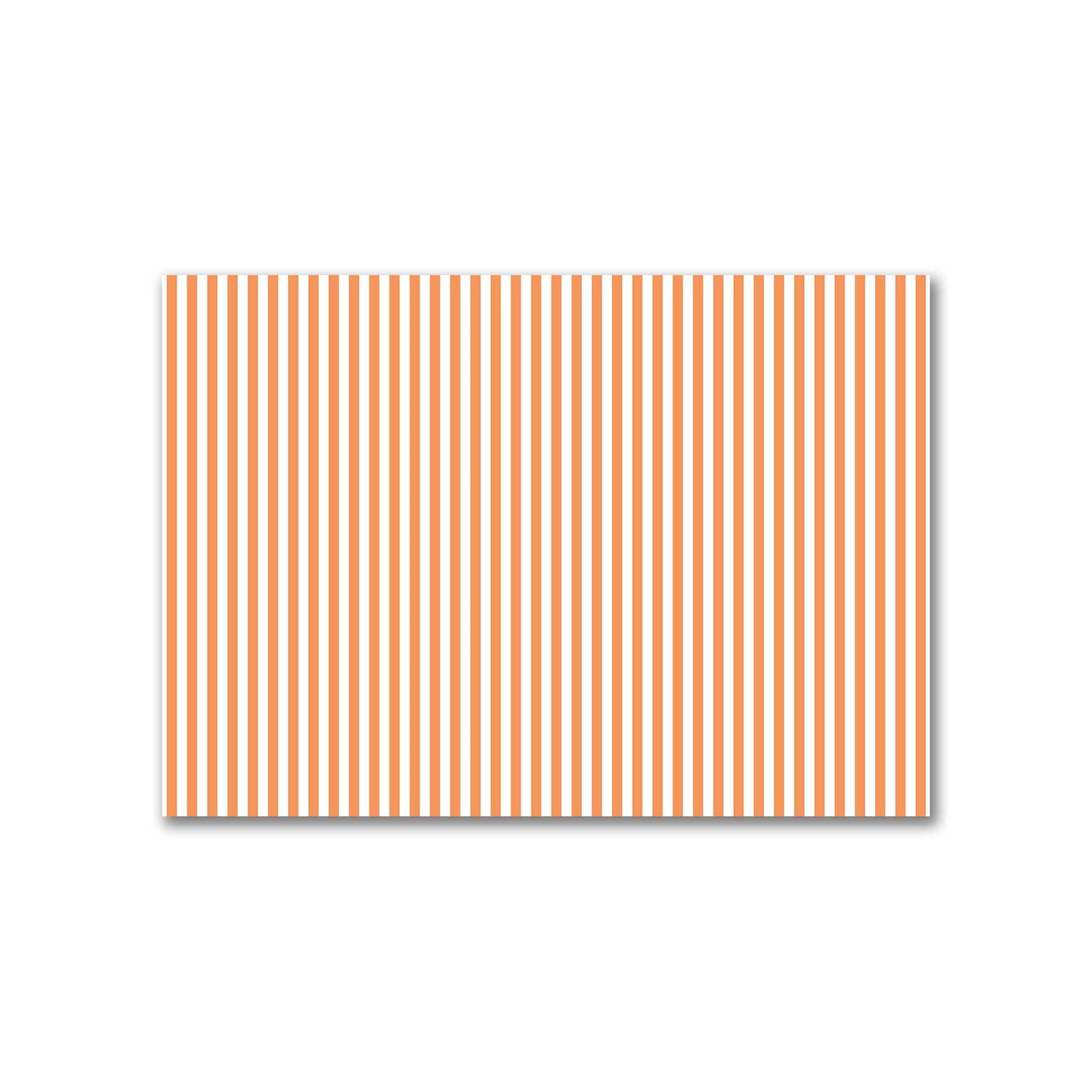 Off-White Cotton Canvas Fabric with Orange Bars, FACC-1181-051