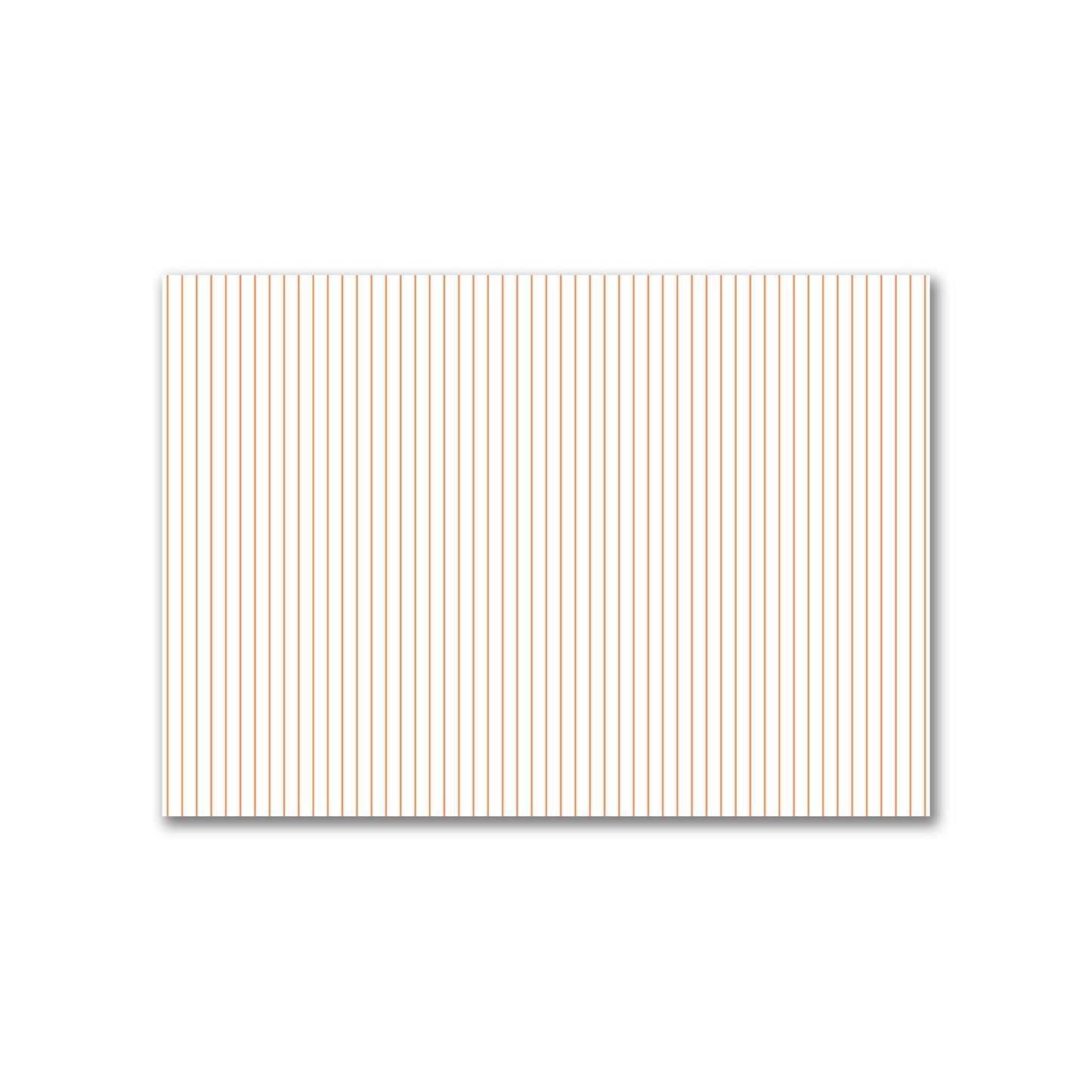Off-White Cotton Canvas Fabric with Fine Orange Stripes, FACC-1181-151