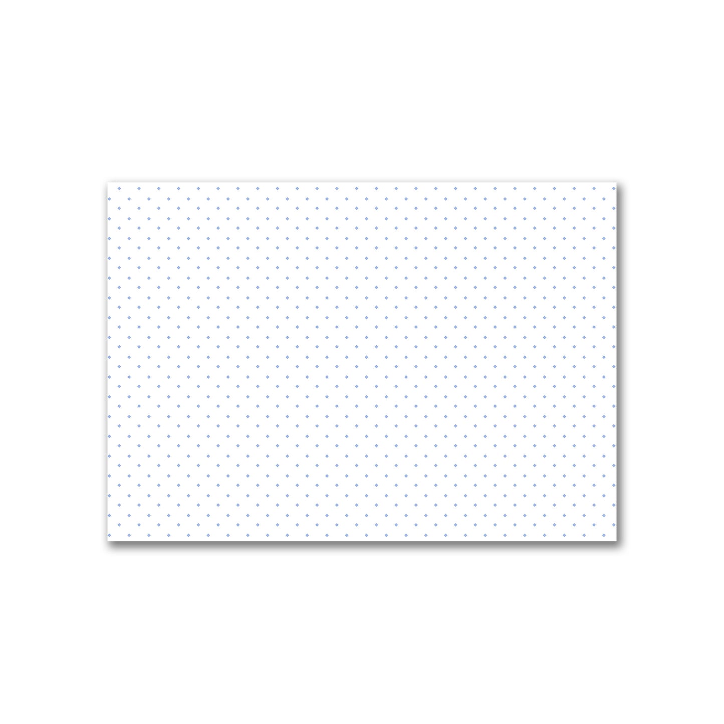 Off-White Cotton Canvas Fabric with Blue Diamonds, FACC-1231-101