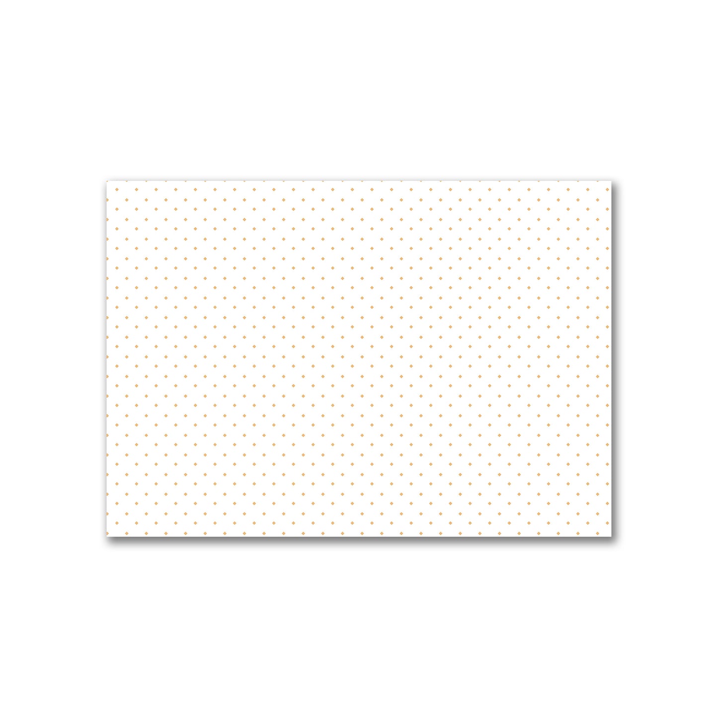 Off-White Cotton Canvas Fabric with Orange Diamonds, FACC-1232-101