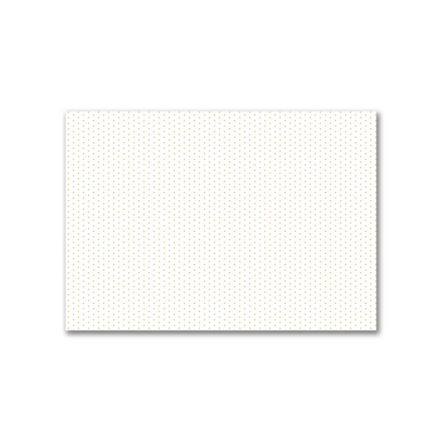 Off-White Cotton Canvas Fabric with Fine Orange Diamonds, FACC-1232-111