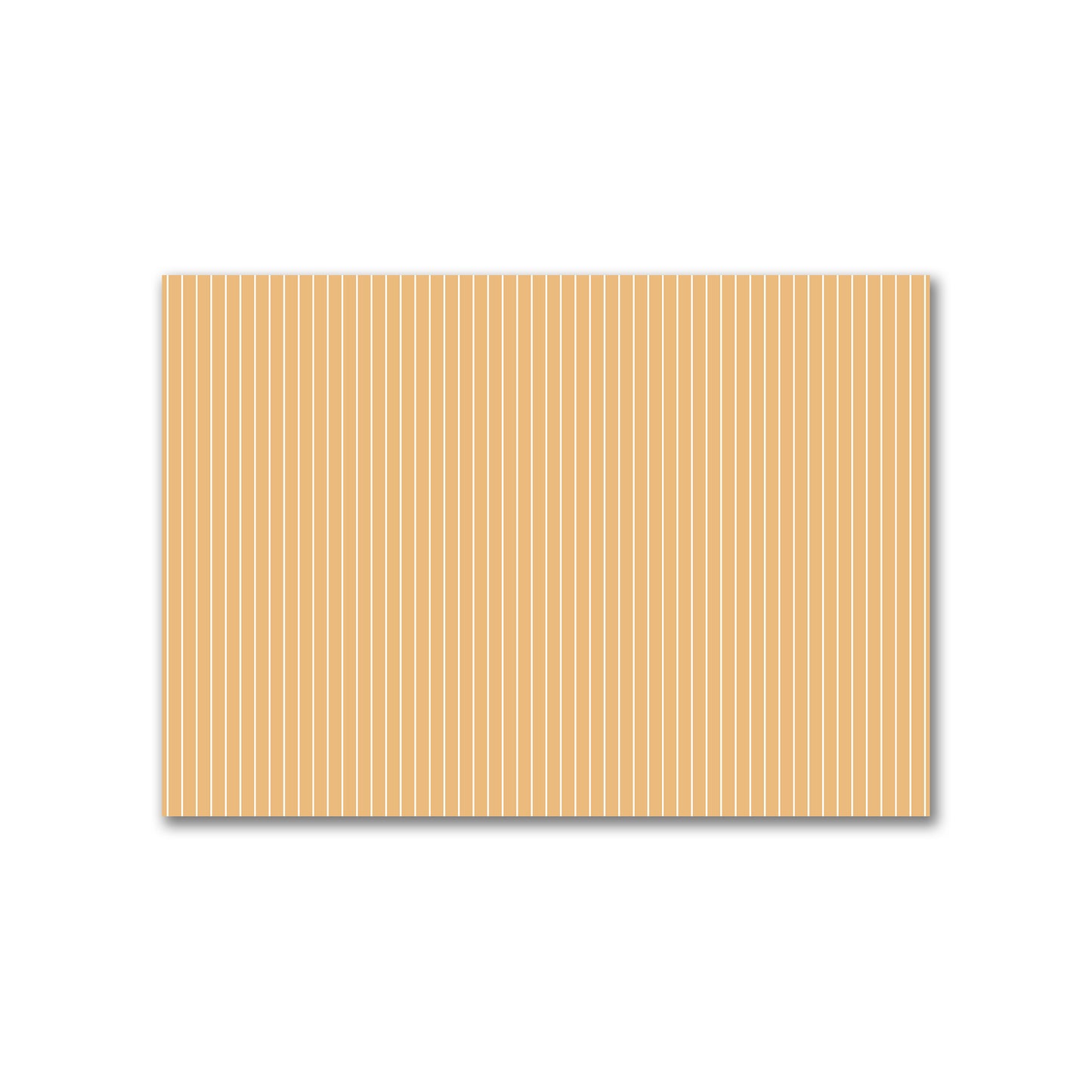 Cotton Canvas Fabric with Fine Off-White Stripes on Orange, FACC-1232-152