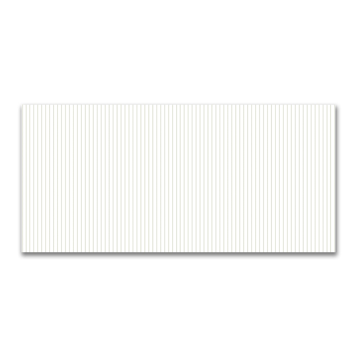Off-White Cotton Canvas Fabric with Fine Pale Green Stripes | 3 metres - 3 x 1.4 m / 117 x 55 inches