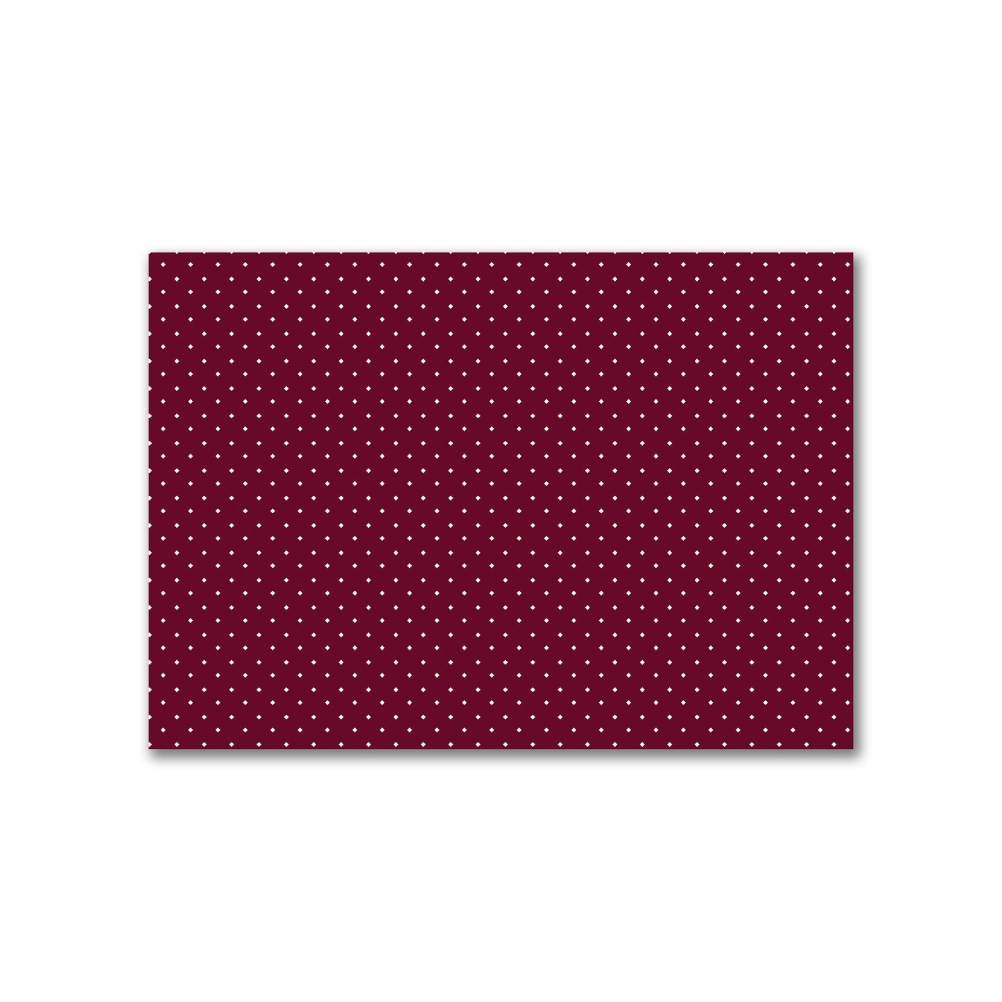 Cotton Canvas Fabric with Pale Cream Diamonds on Burgundy Red, FACC-1283-102